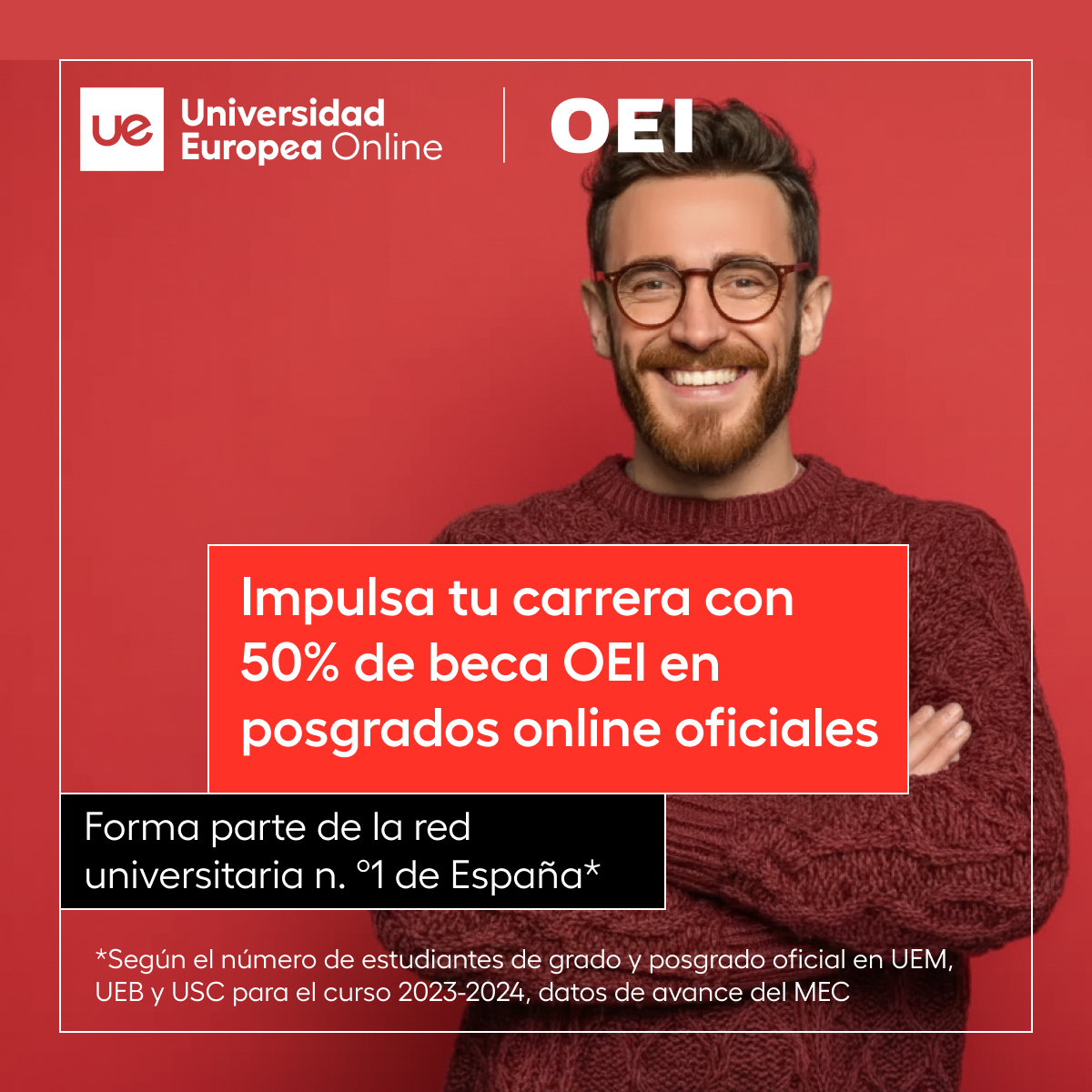 Universidad Europea Online Facebook ad from Jun 15, 2026