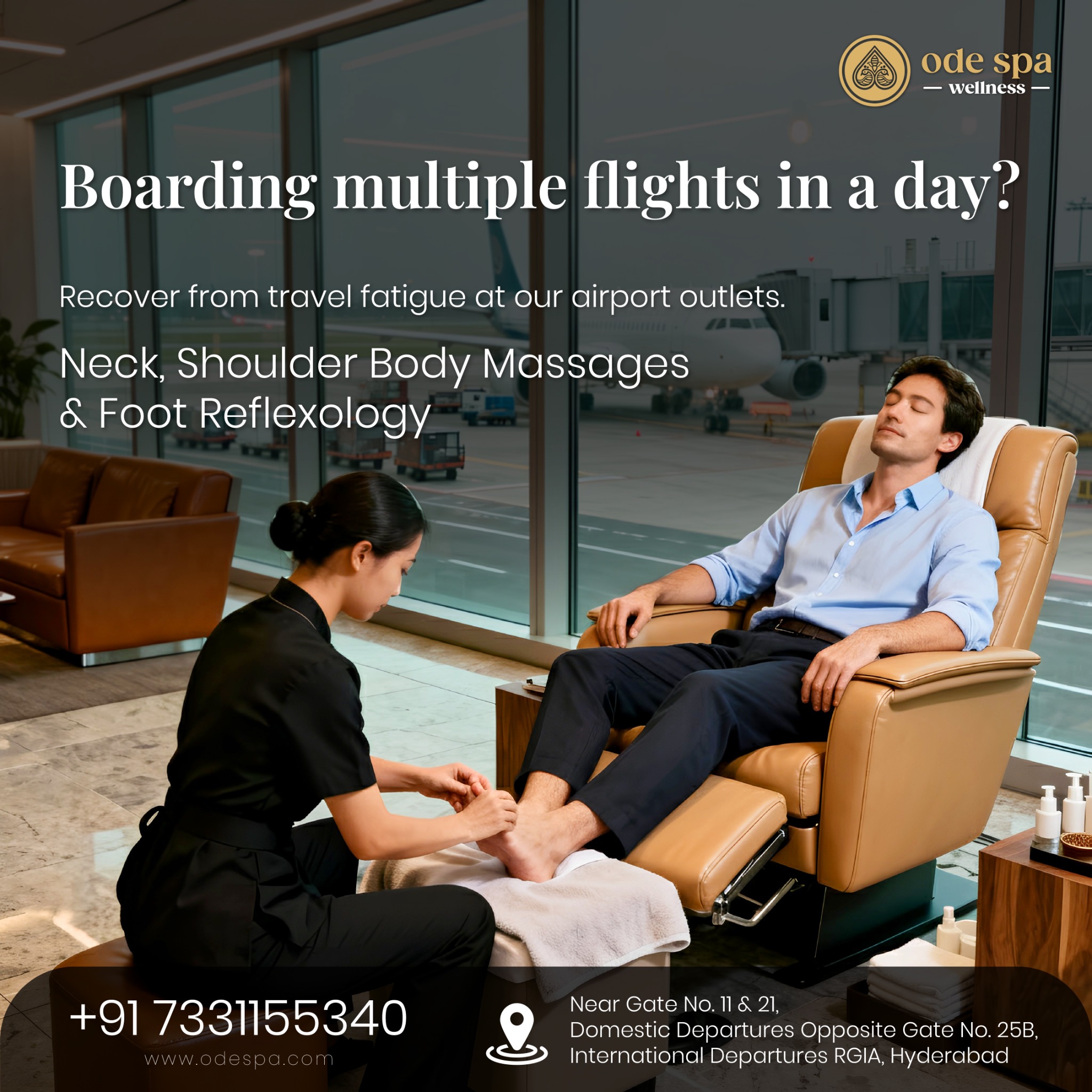 Ode Spa Wellness Facebook ad