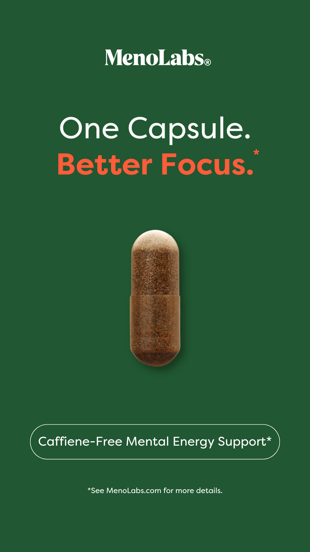 MenoLabs Facebook ad