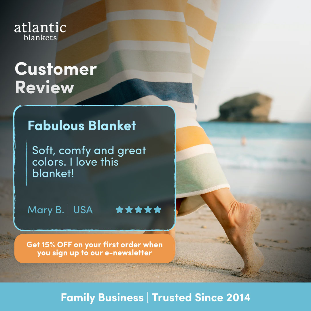 Atlantic Blankets Facebook ad