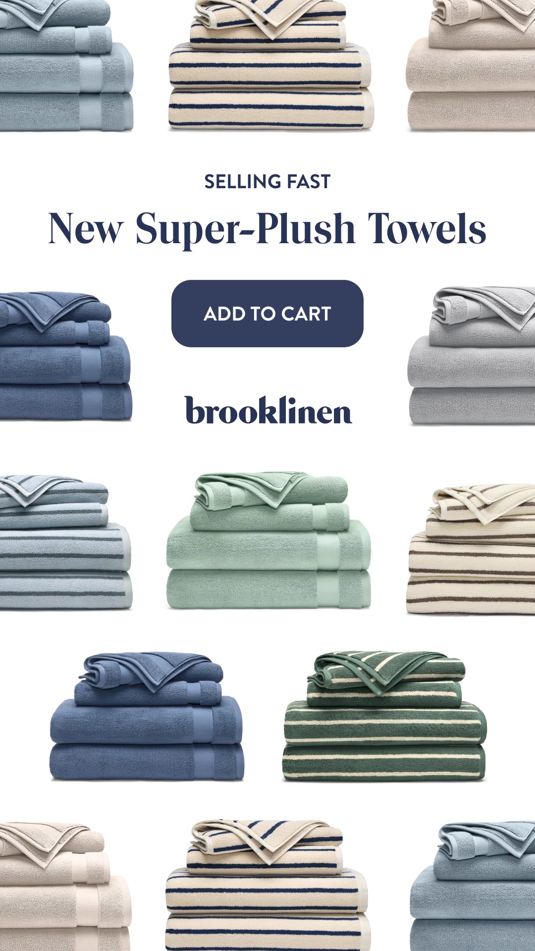 Brooklinen Facebook ad from Jul 8, 2026