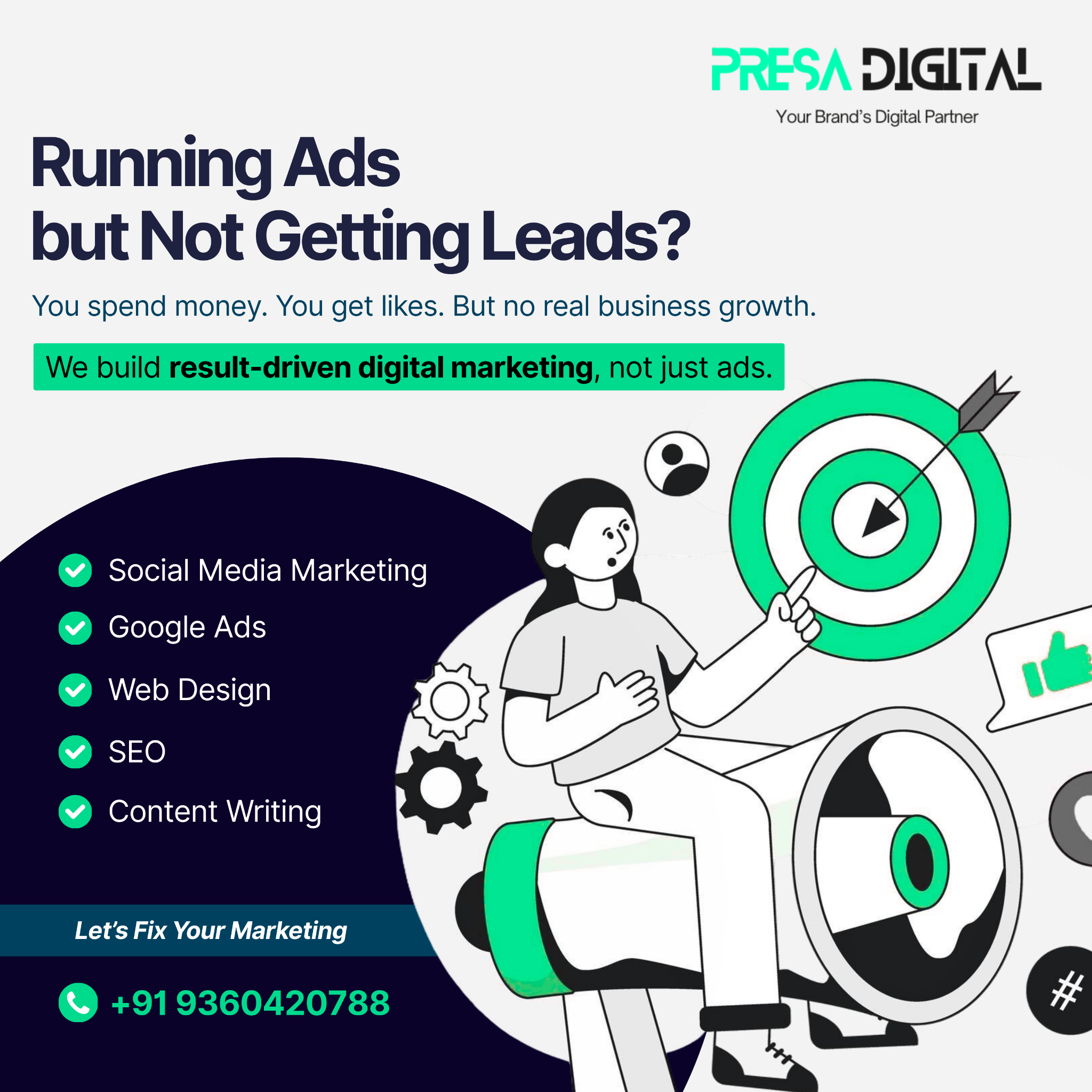 Presa Digital Facebook ad from Jan 26, 2026