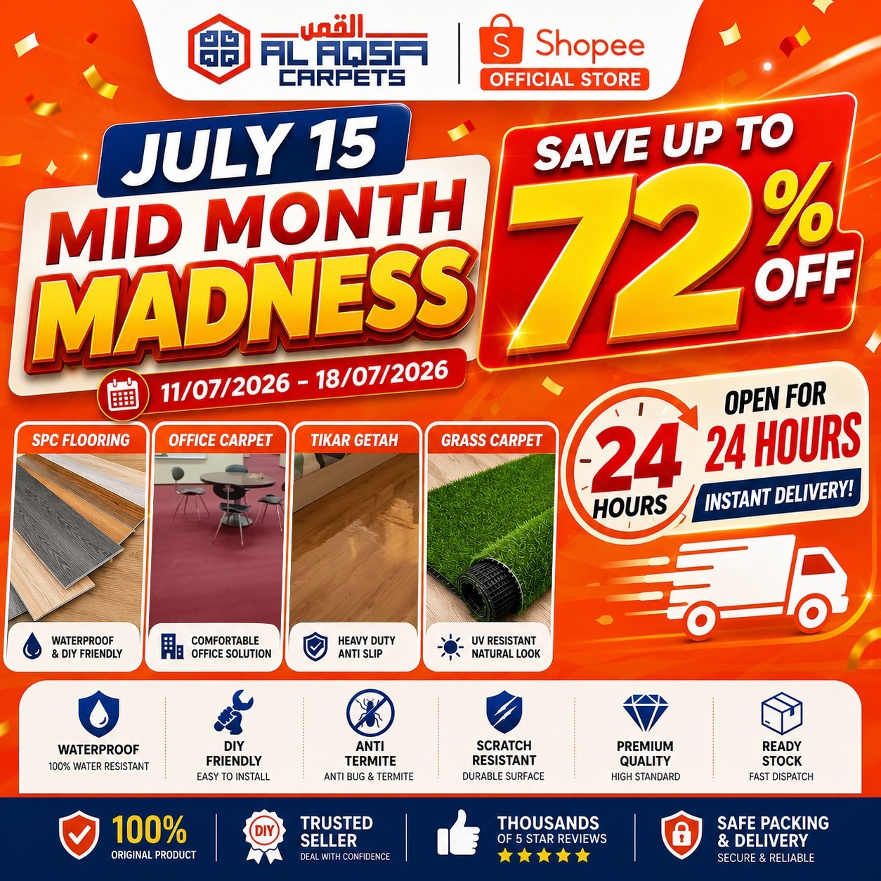 Al Aqsa Carpets - HQ Facebook ad
