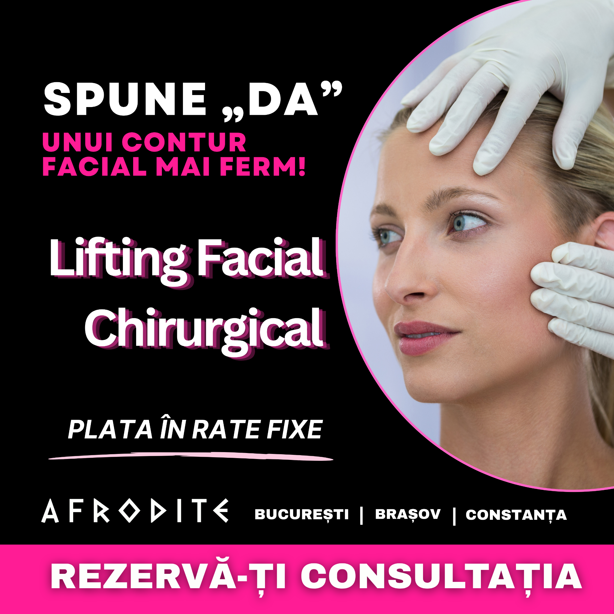 Afrodite Aesthetic Clinic București Facebook ad