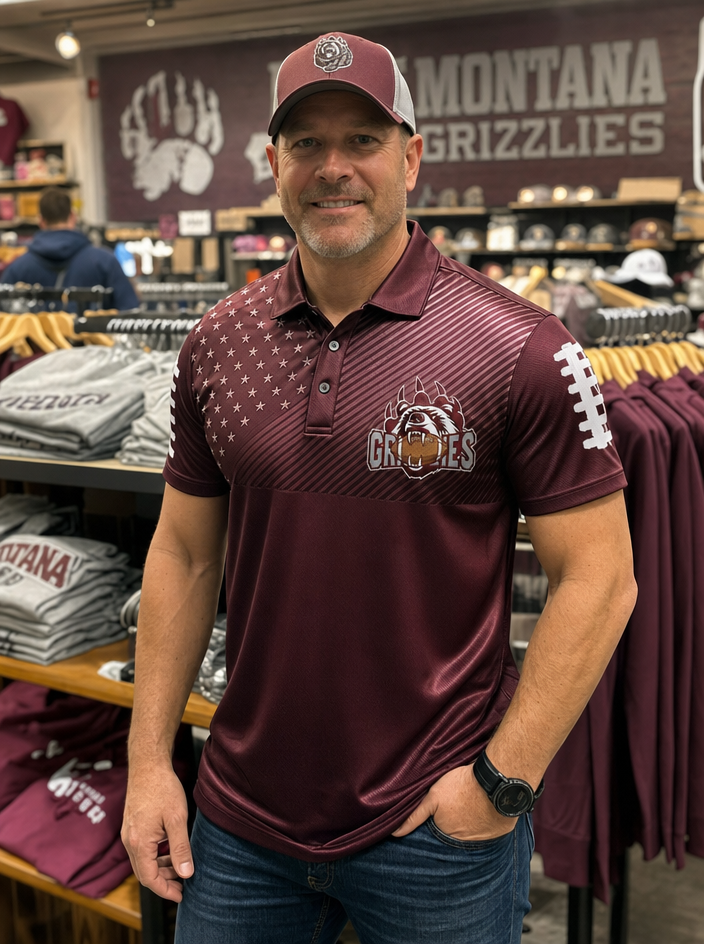USA Game Day Jersey Supply · Built to Victory Facebook ad: Made in In Missoula Officially Authentic Jersey