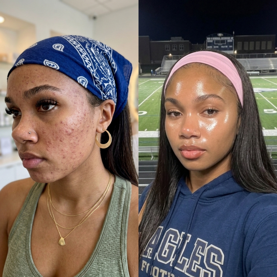 Keisha's Skin Care Journey Facebook ad