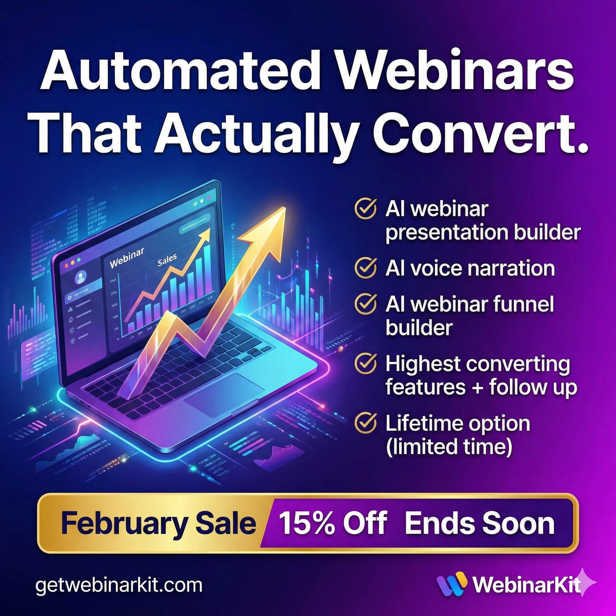 WebinarKit Facebook ad