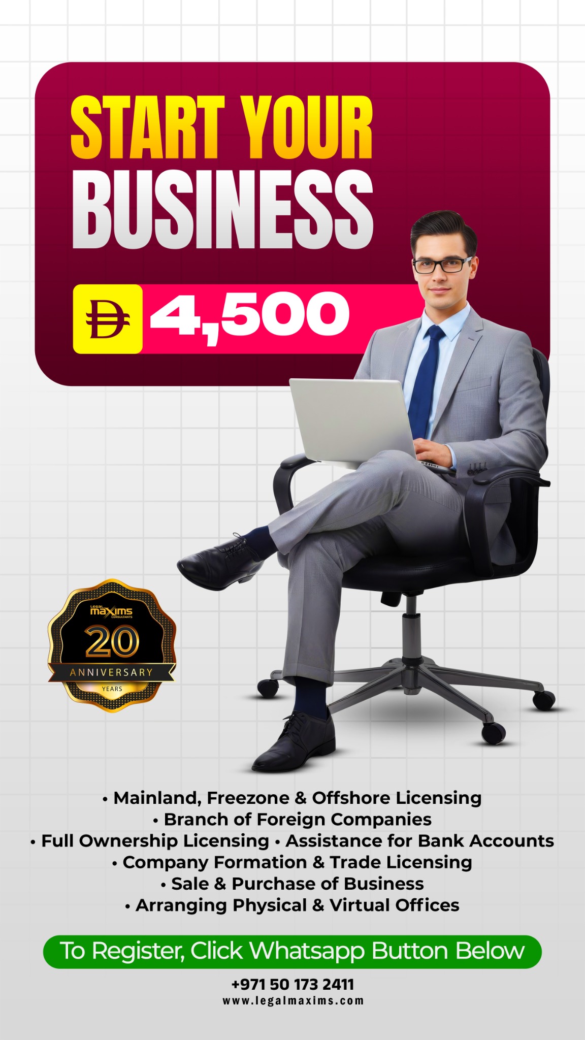 LEGAL MAXIMS CONSULTANTS Facebook ad from Mar 12, 2026