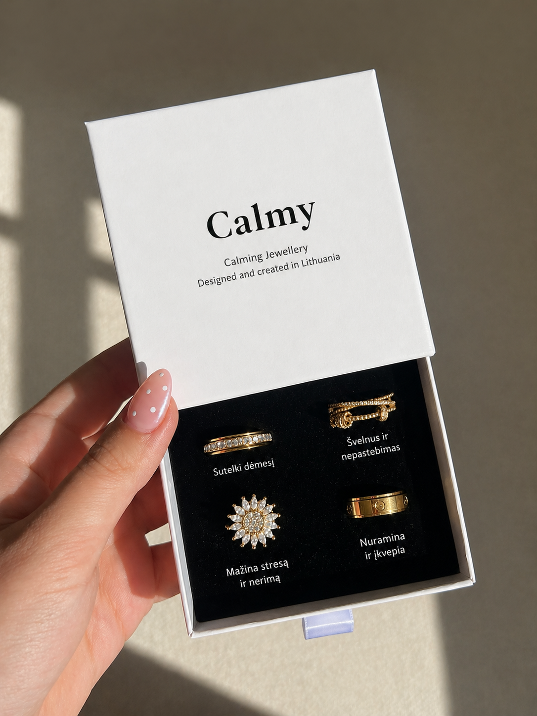 Calmy.lt Facebook ad