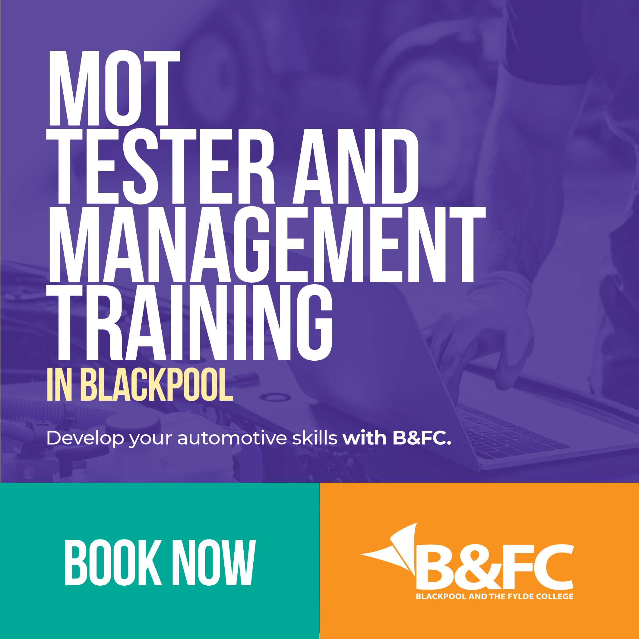 Blackpool and The Fylde College Facebook ad