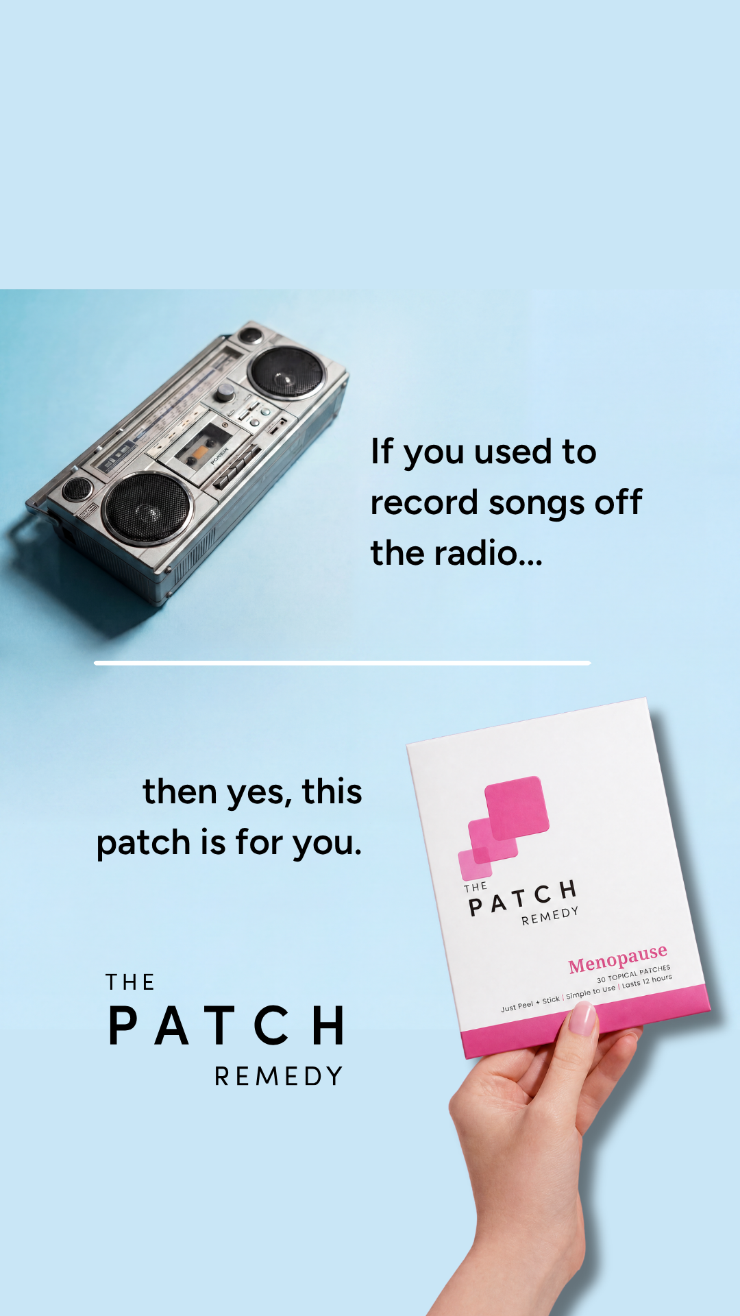 The Patch Remedy Facebook ad
