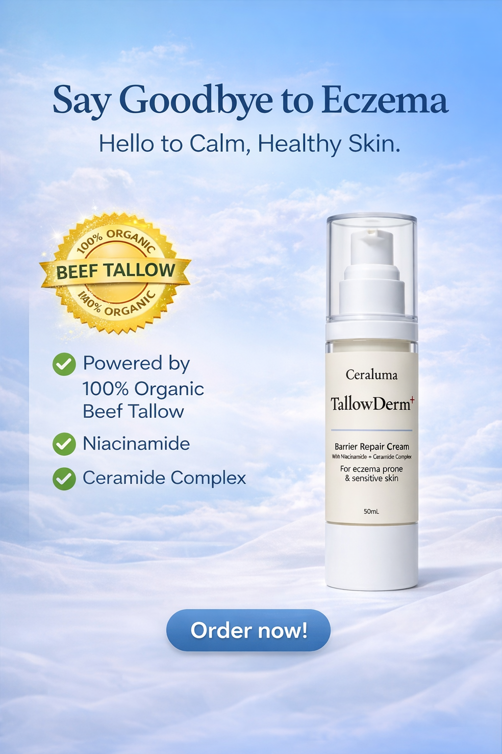 Ceraluma TallowDerm+ Facebook ad