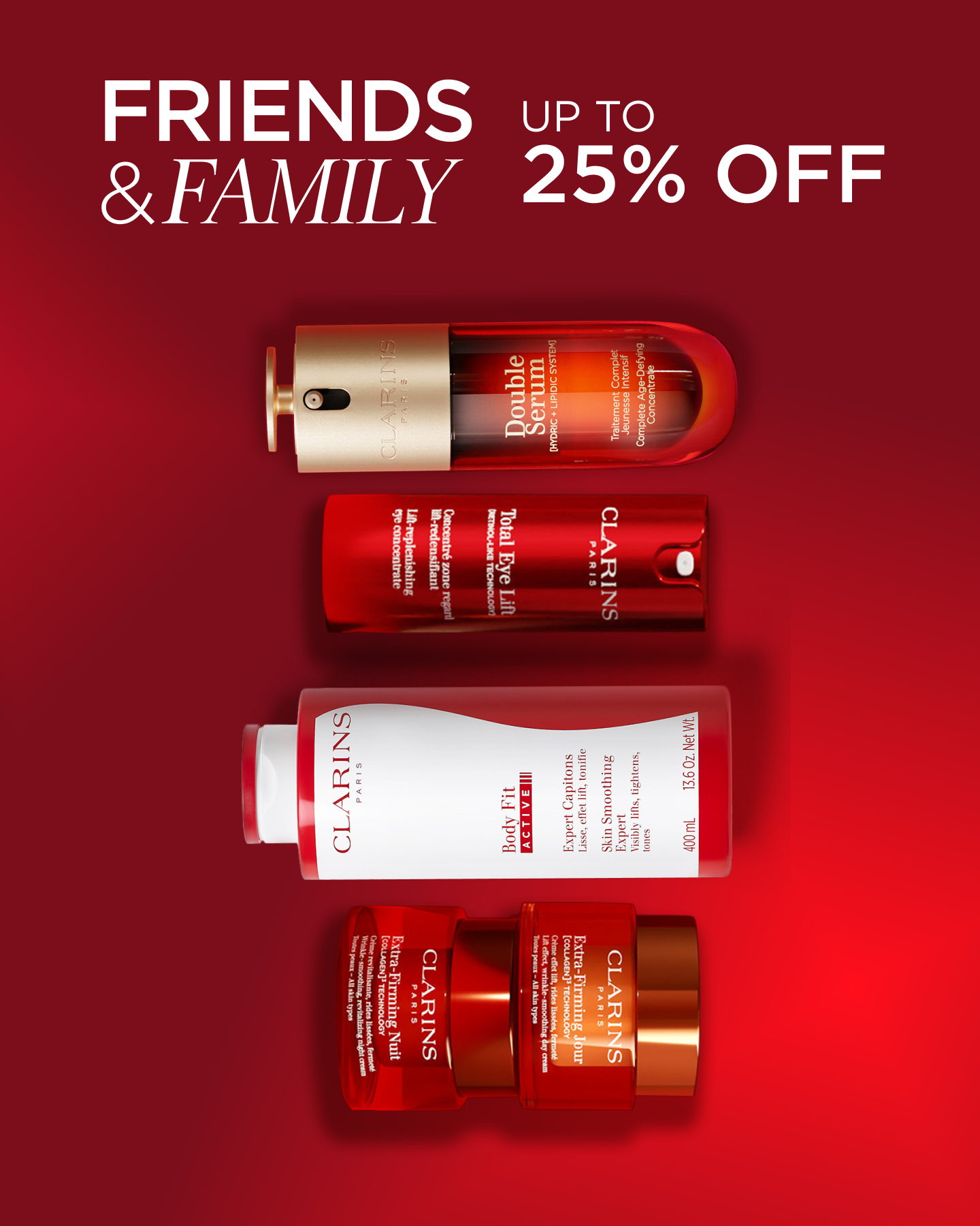 Clarins Facebook ad
