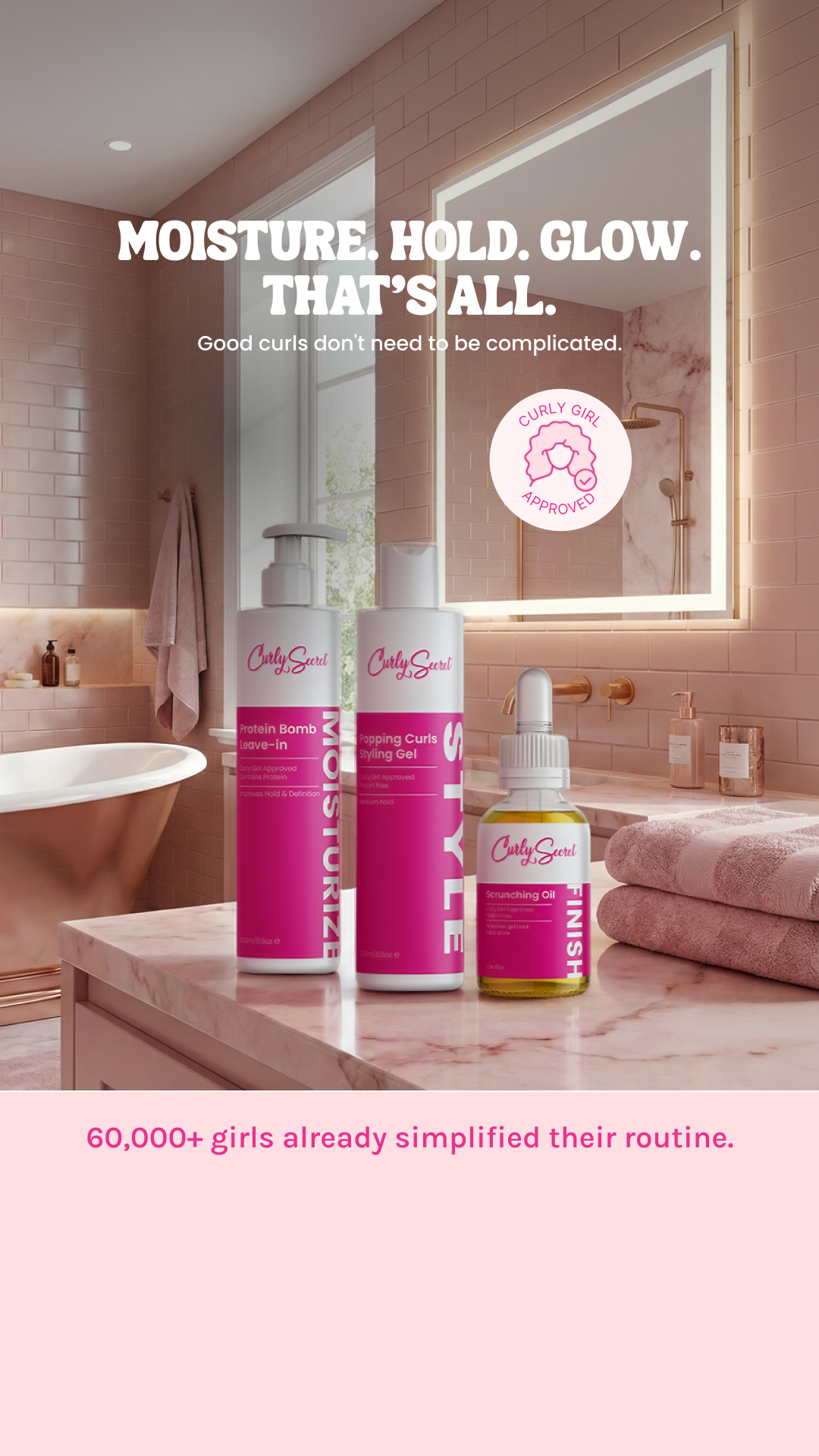 Curly Secret Facebook ad