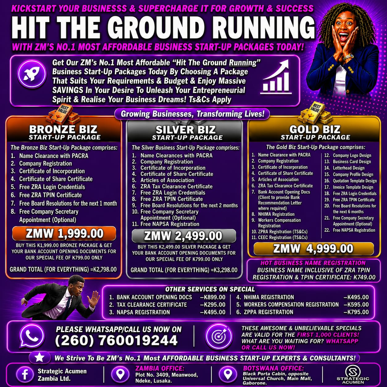 Strategic Acumen Zambia Ltd Facebook ad