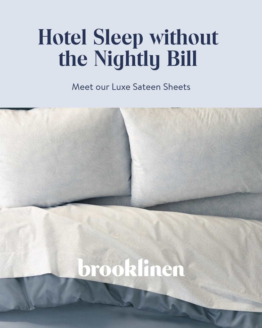 Brooklinen Facebook ad