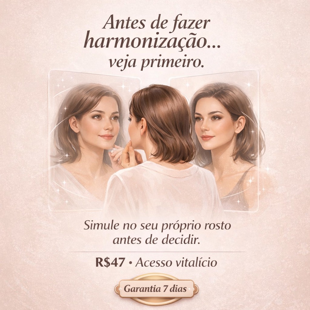 Kassia - repsentante autorizada Ella Facebook ad: simulador de harmonização facial | Hotmart