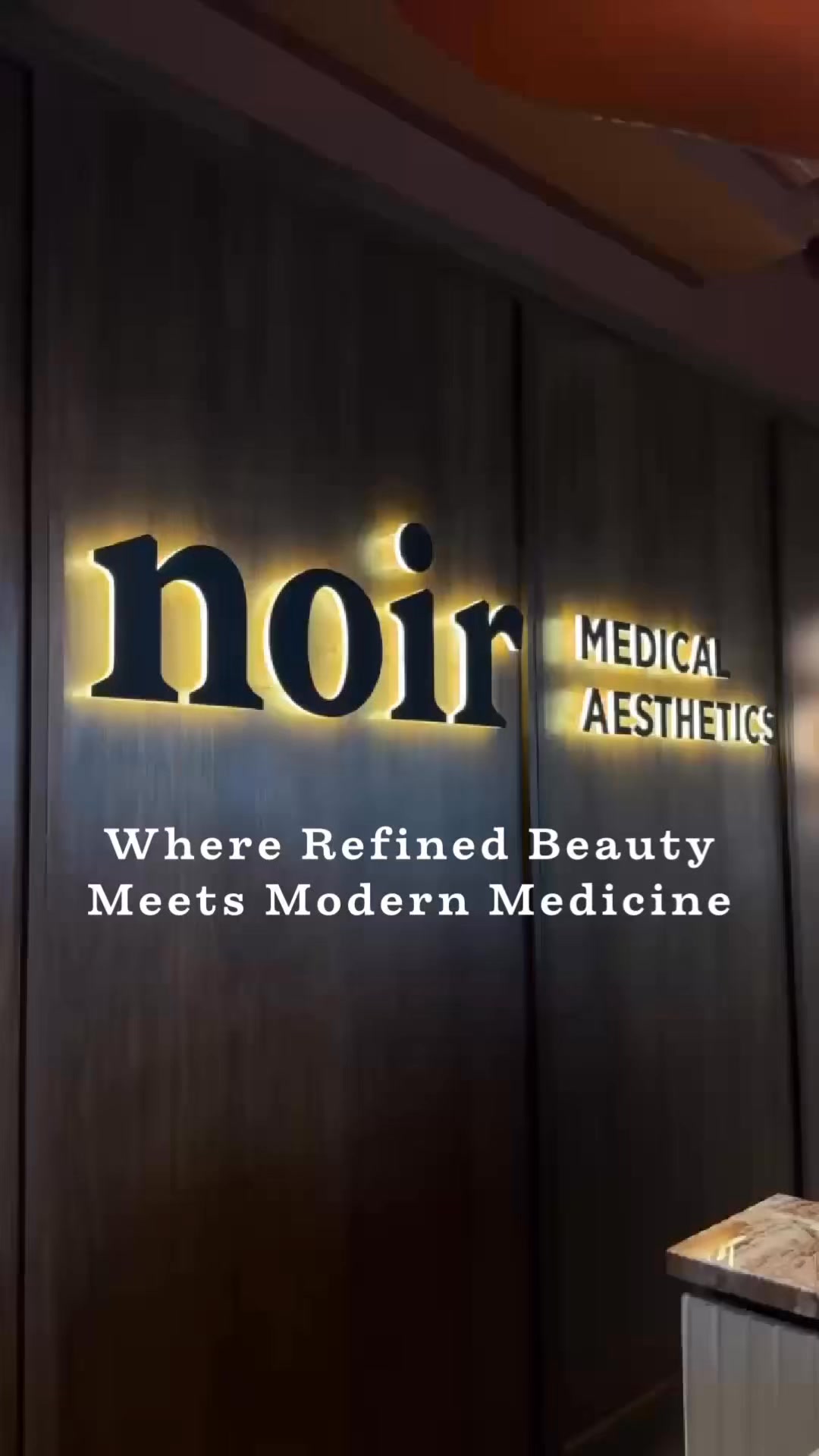 Noir Medical Aesthetics Facebook ad from Feb 11, 2026