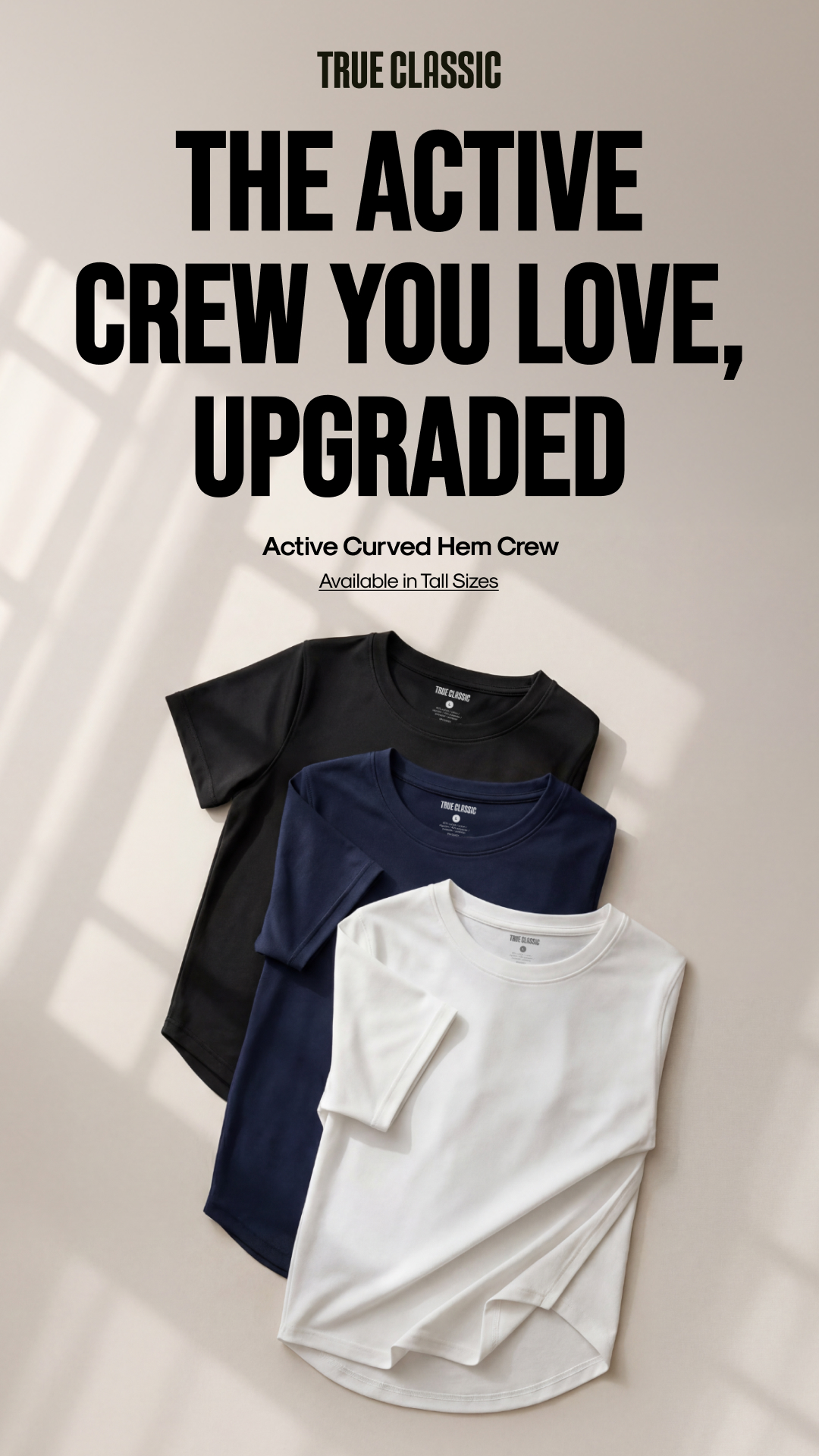 True Classic Facebook ad