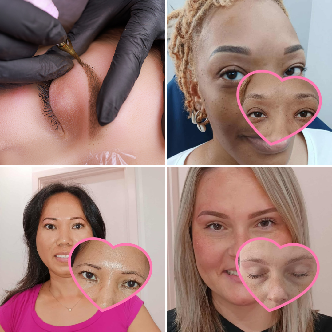 Brows on Fleek Facebook ad: Say Goodbye to Daily Brow Penciling with Permanent Makeup