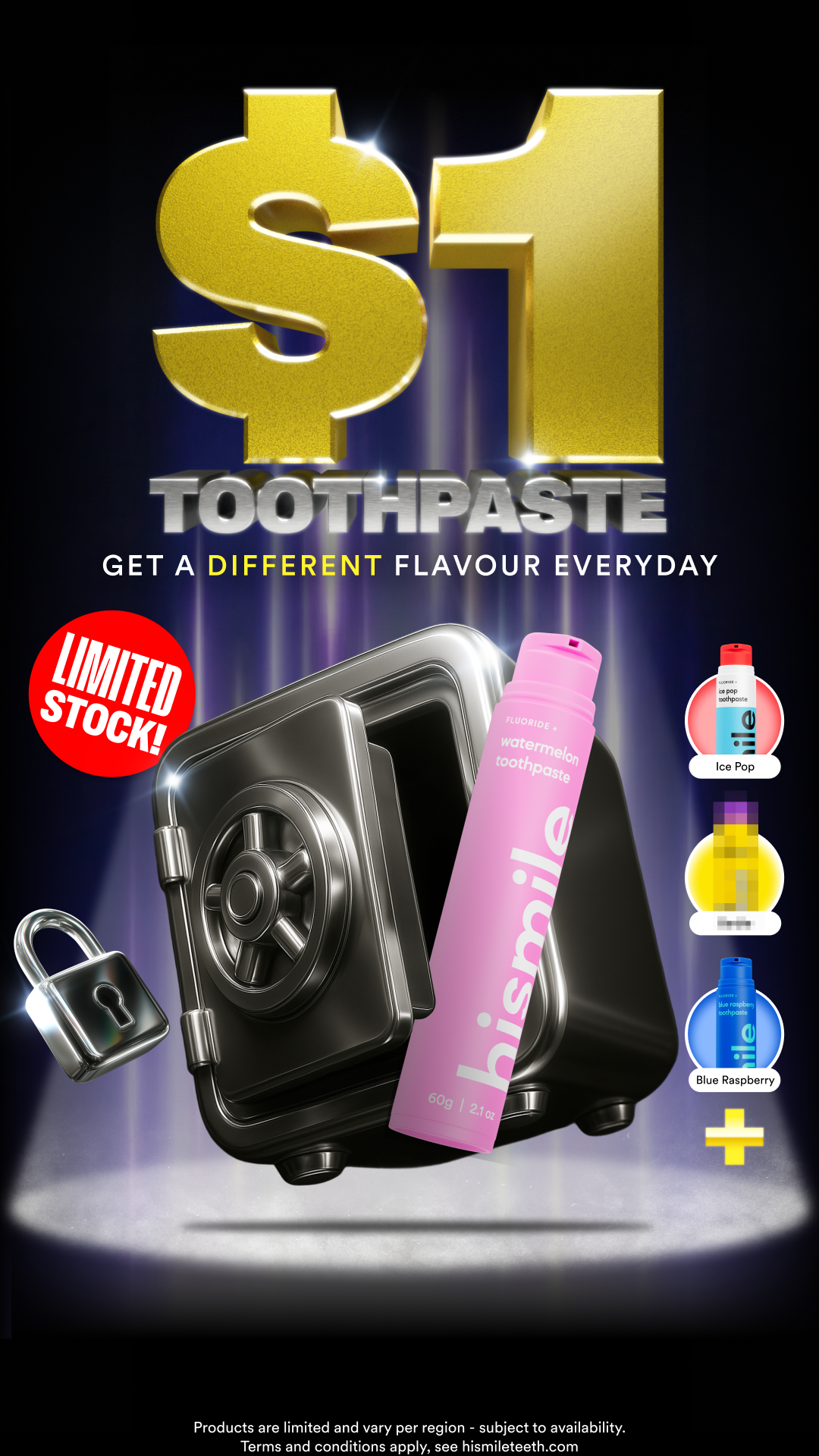 Hismile Facebook ad