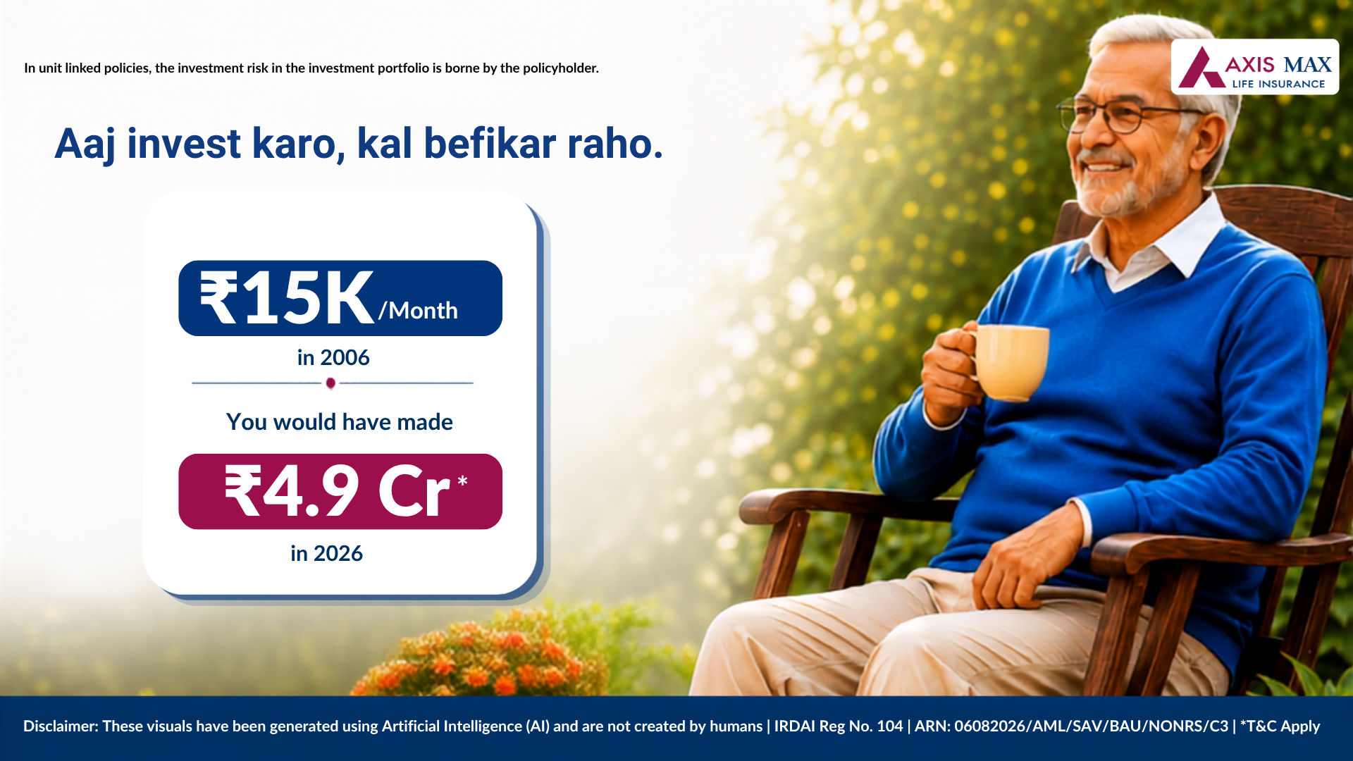 Axis Max Life Insurance Facebook ad