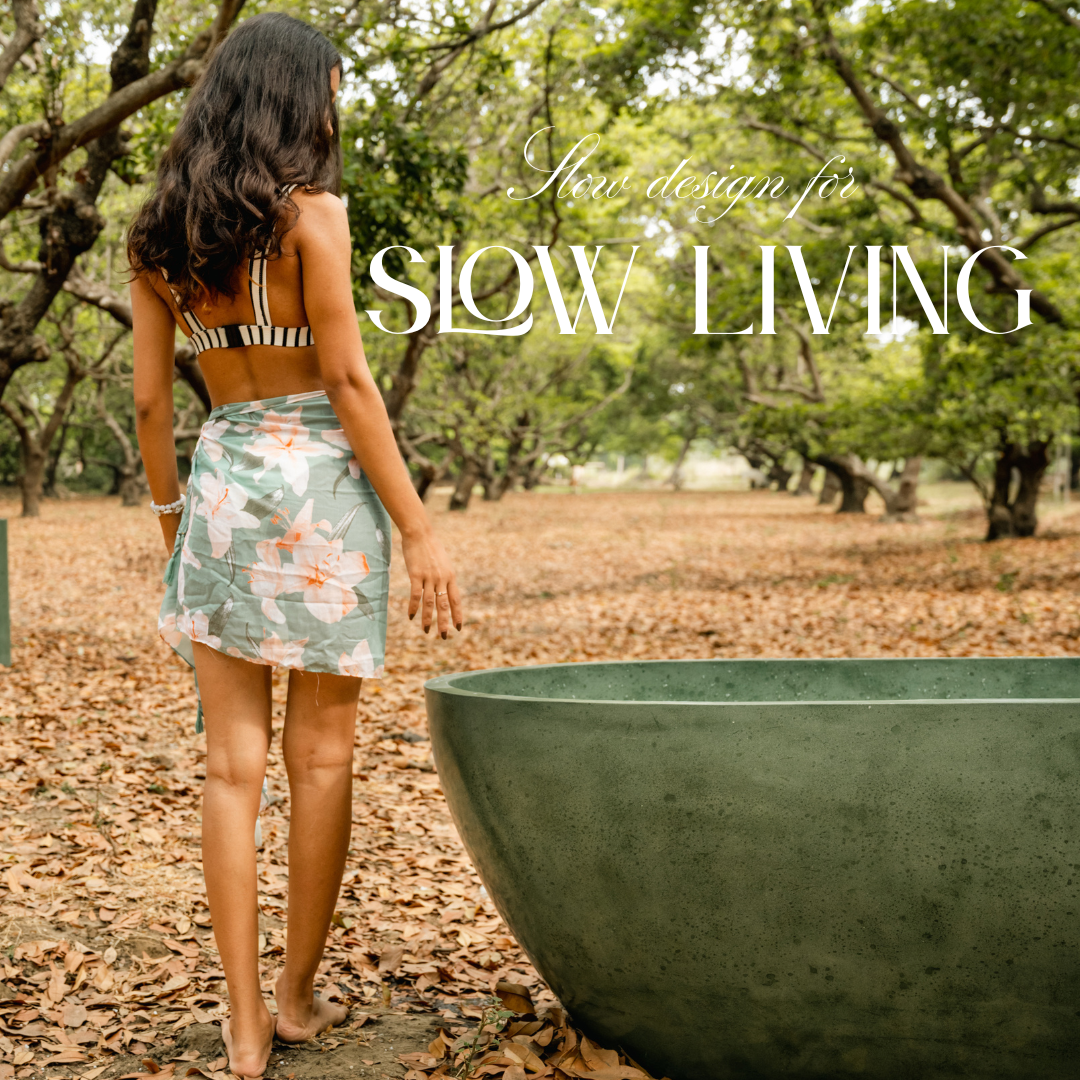 pietraware Facebook ad: Handcrafted concrete bathtubs designed for space that…