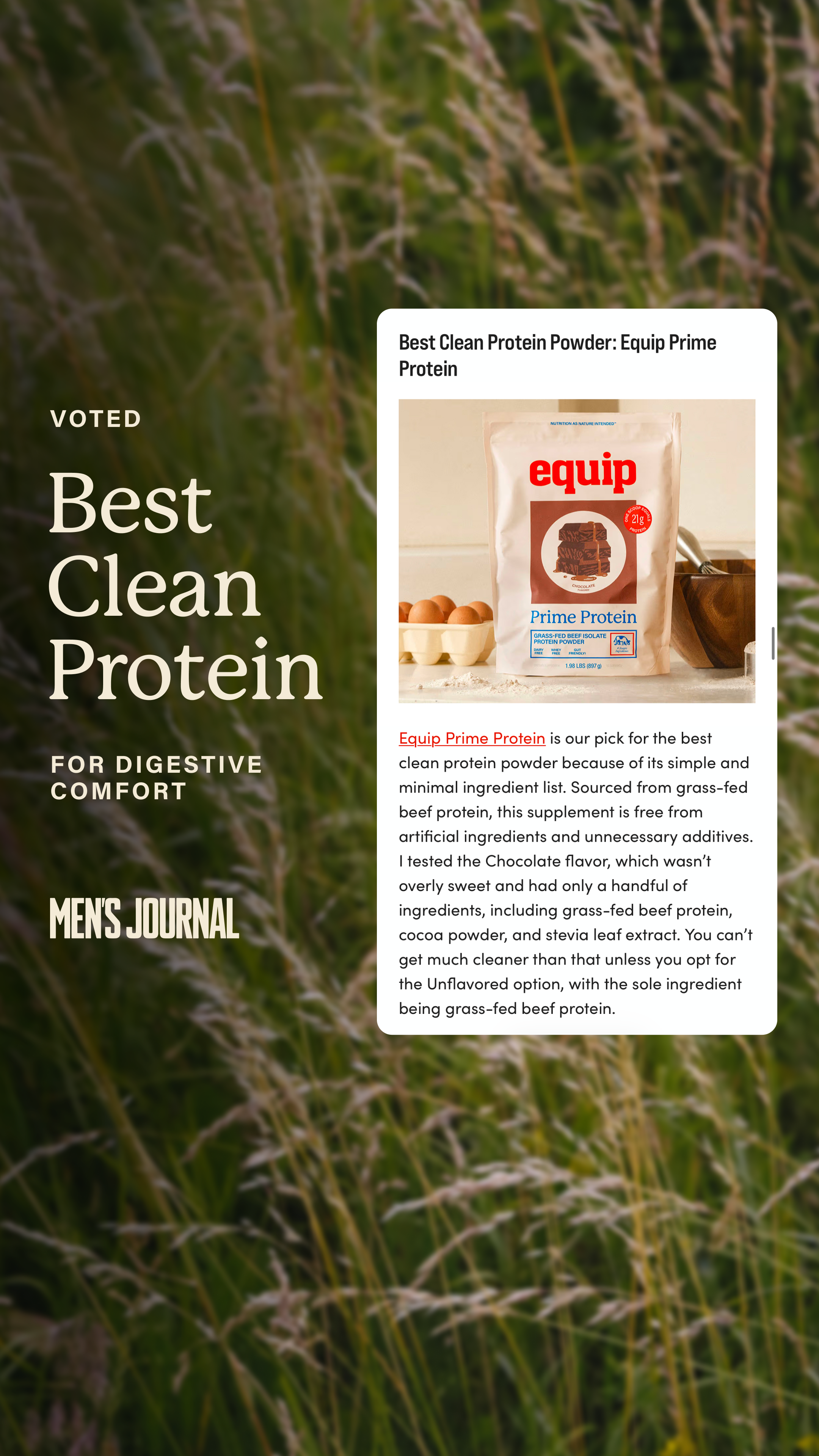 Equip Facebook ad