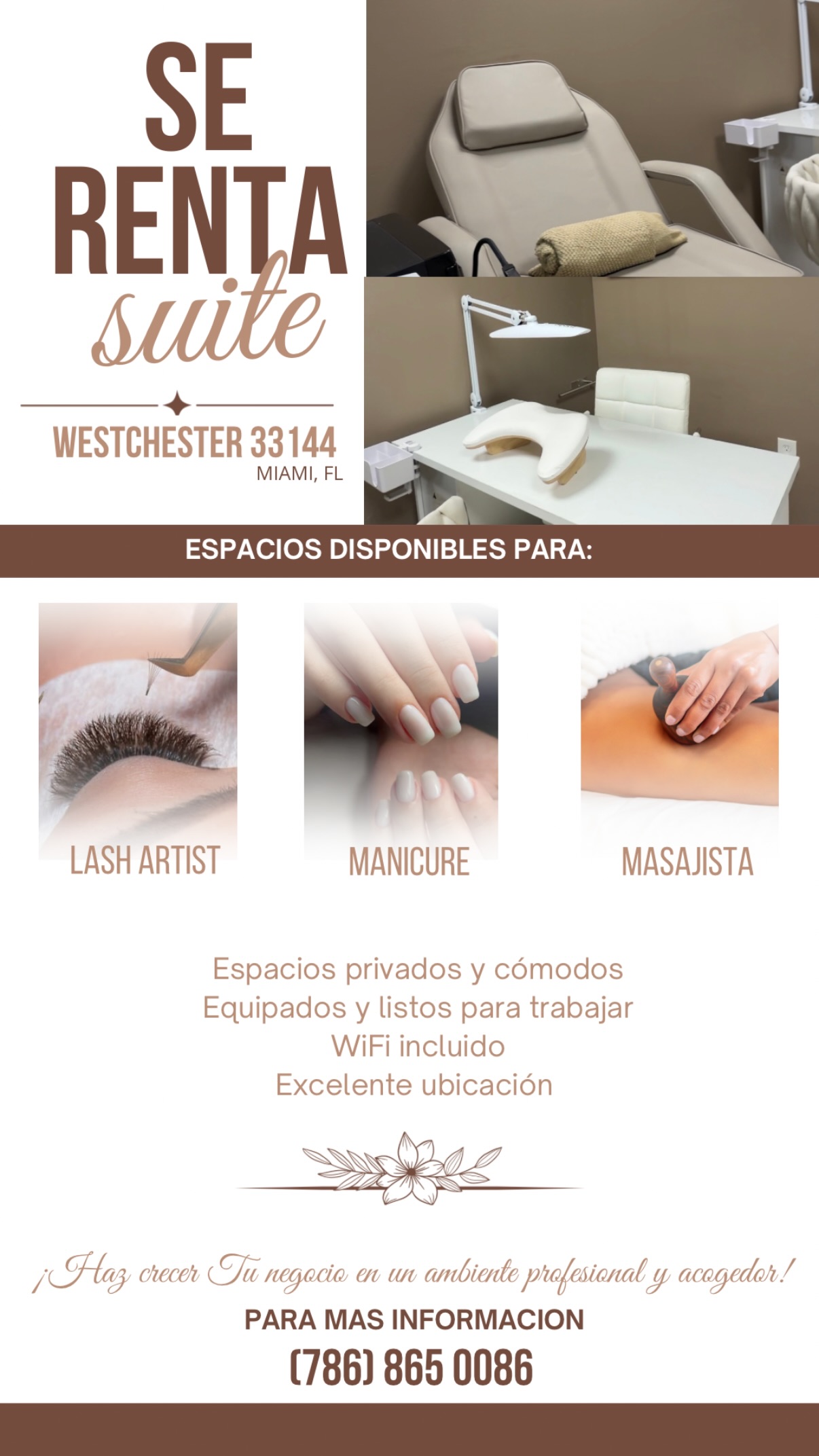 Amara Beauty Lounge Facebook ad