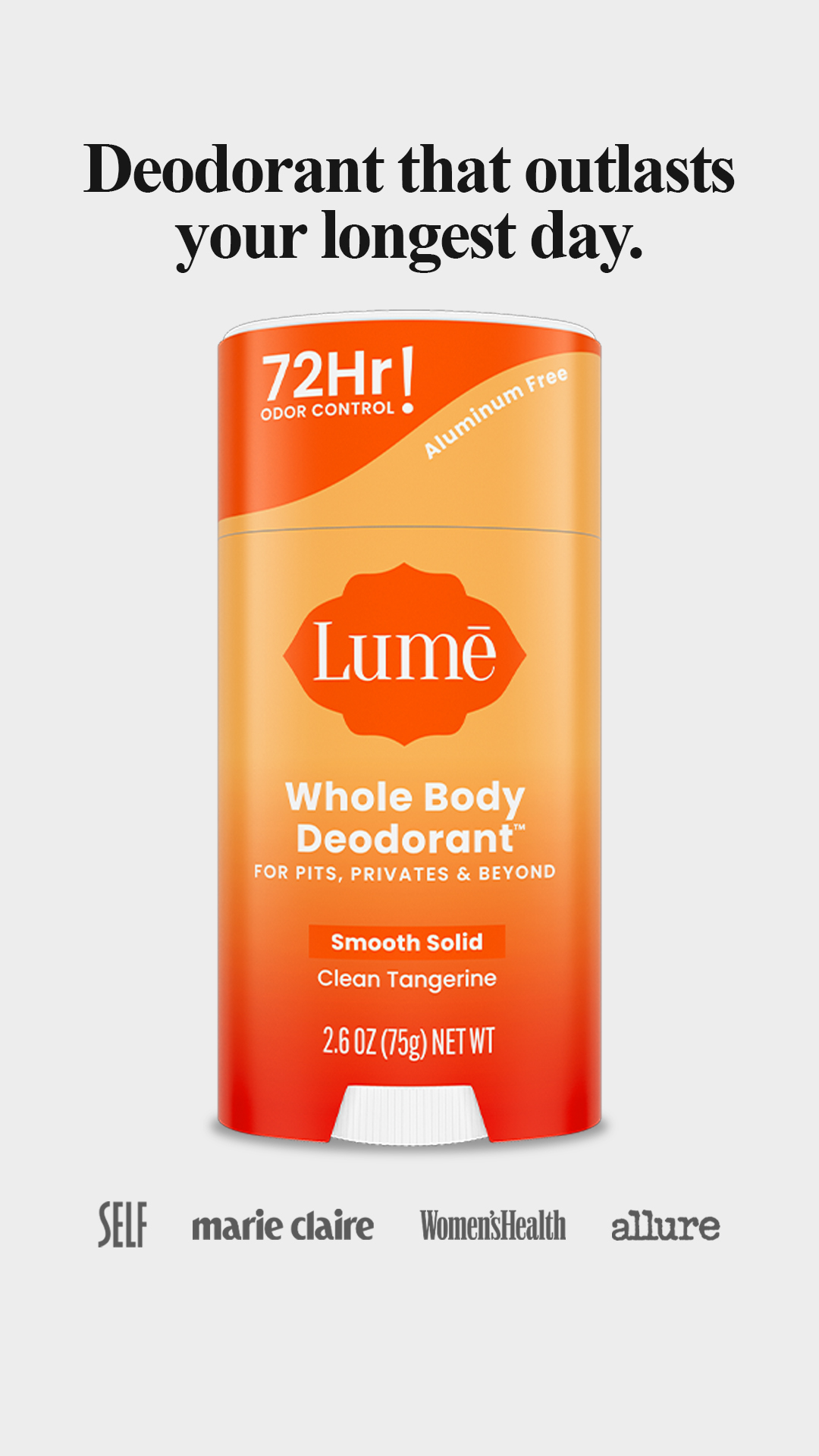 Lume Deodorant Facebook ad