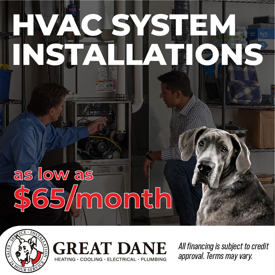 Great Dane Heating, Cooling, Electrical, & Plumbing Facebook ad