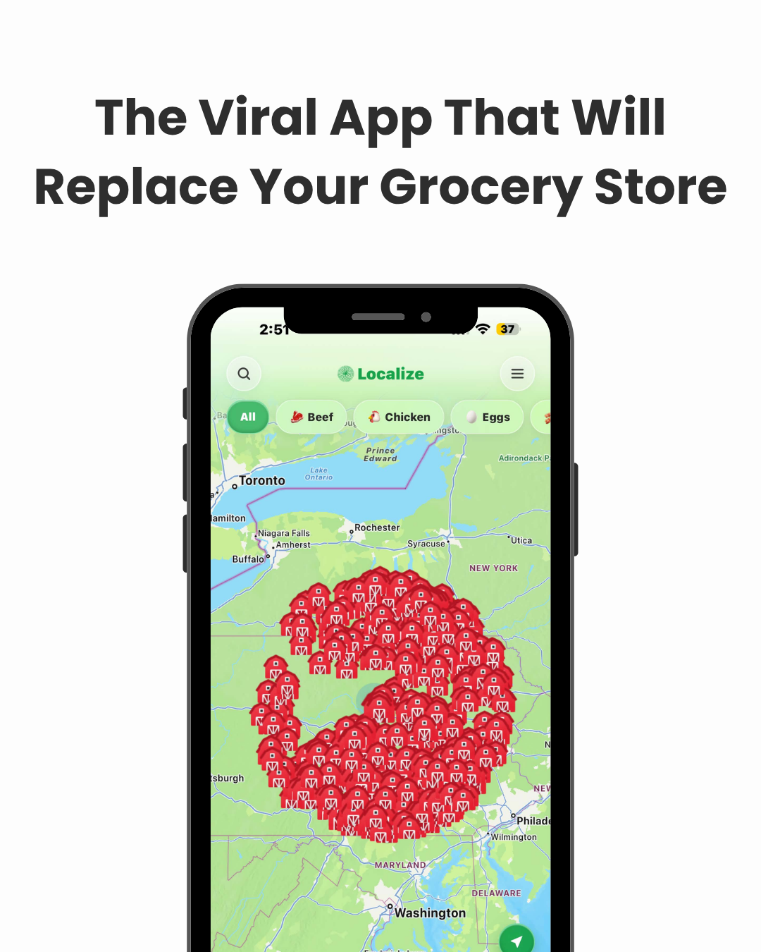Localize - Farmers Market Facebook ad