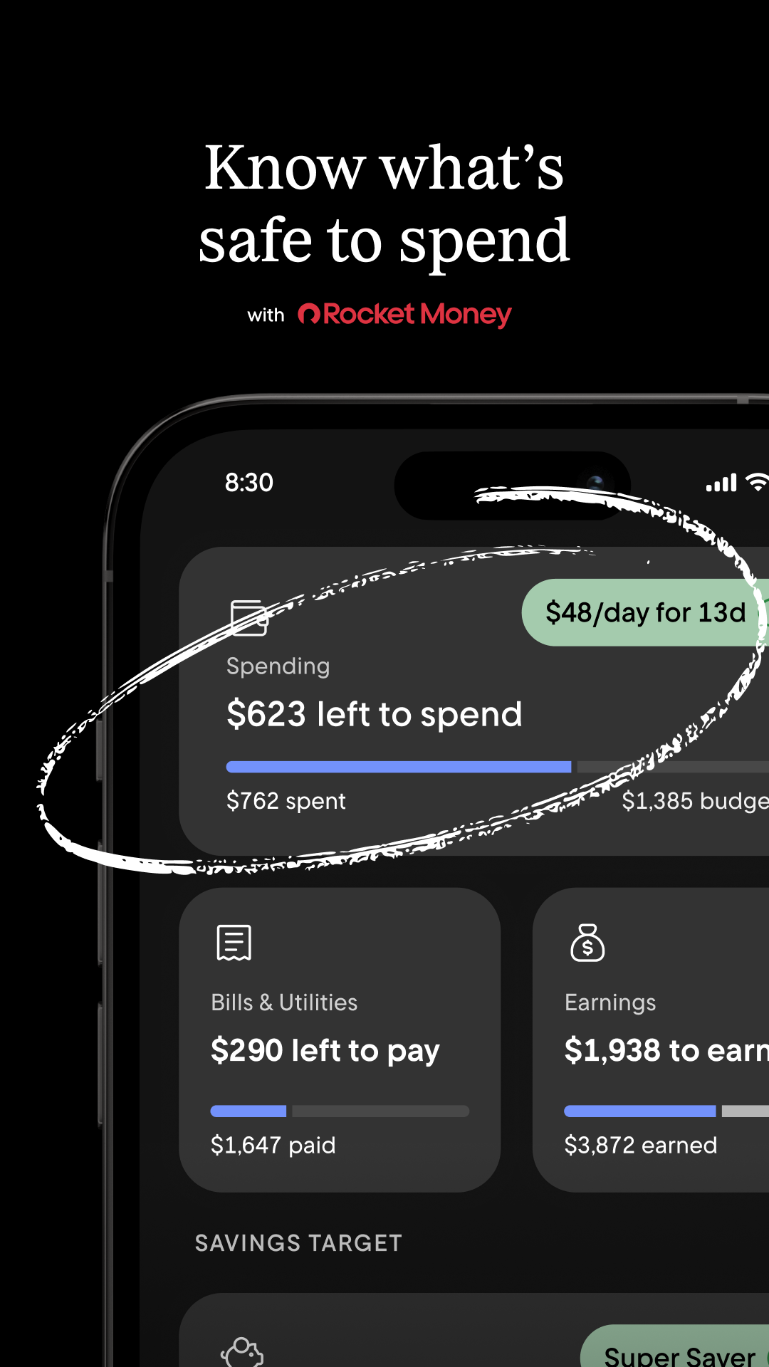 Rocket Money Facebook ad