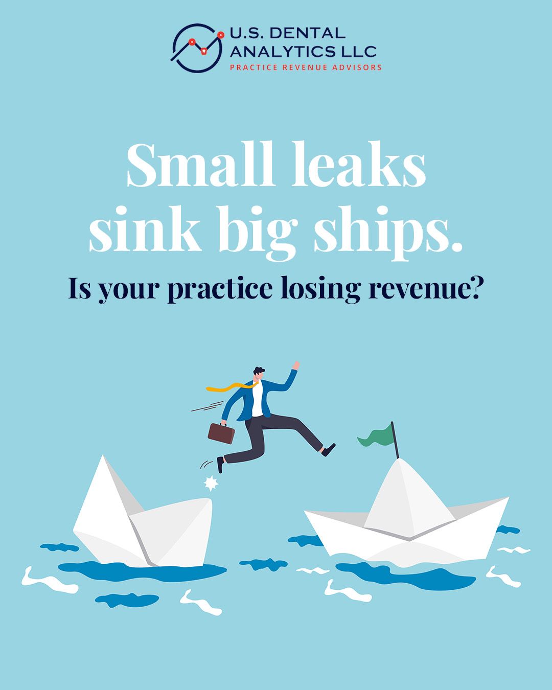 U.S. Dental Analytics, LLC Facebook ad: Is your practice leaking revenue?