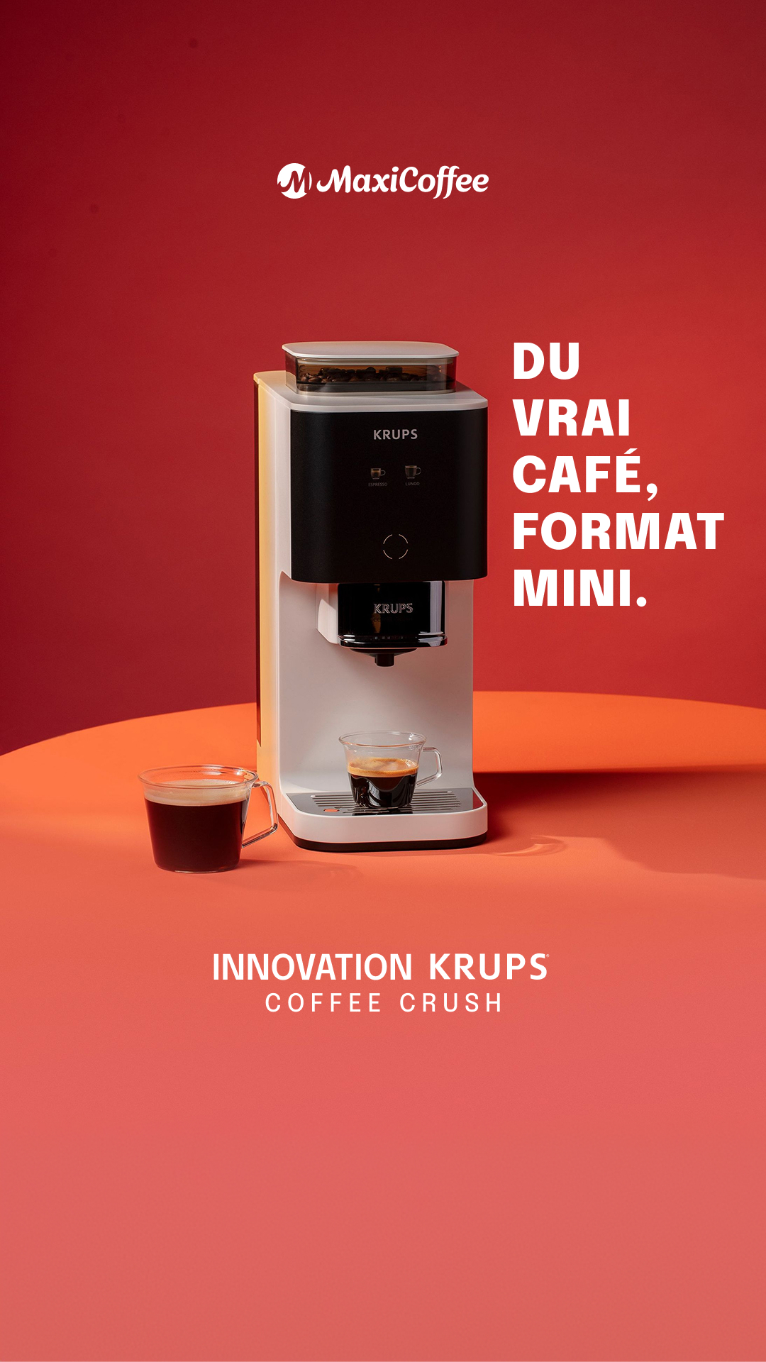 MaxiCoffee Facebook ad: À découvrir maintenant!