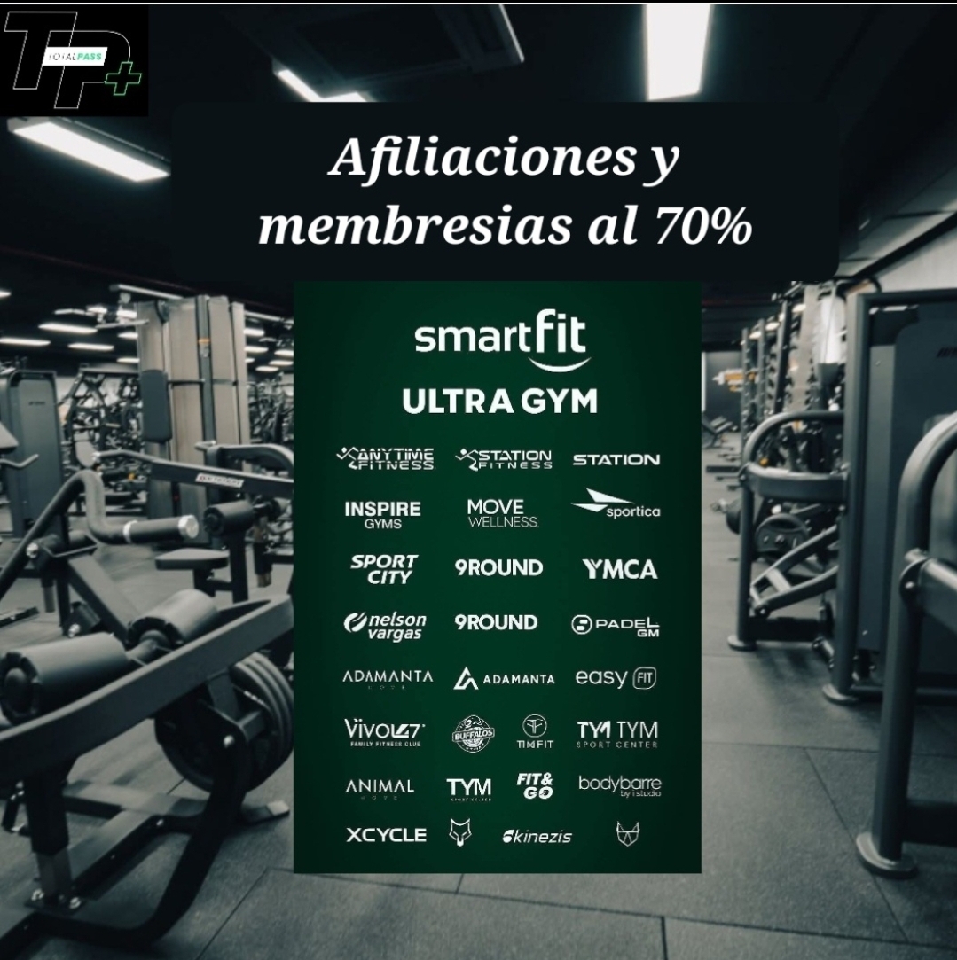 PASE TOTAL Facebook ad: Afíliate a TotalPass y disfruta de la mejor red de…