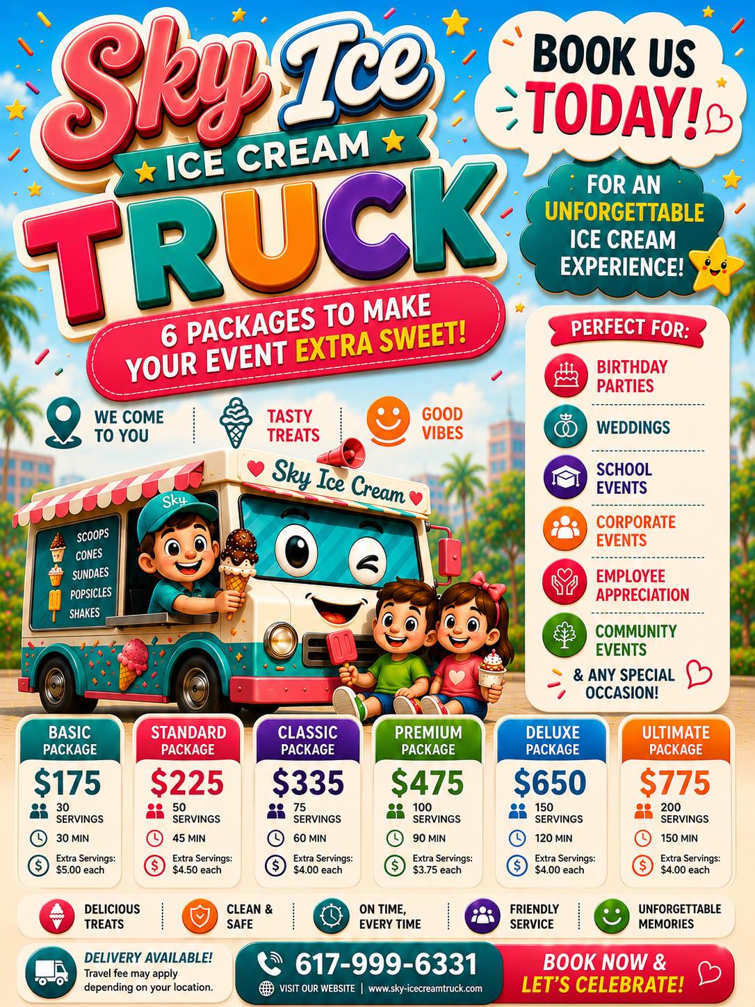SKY ice cream truck Facebook ad