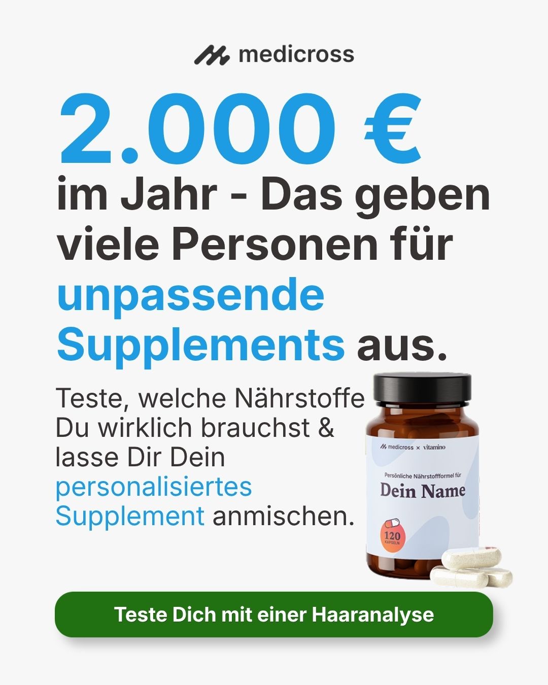 Medicross Labs Facebook ad