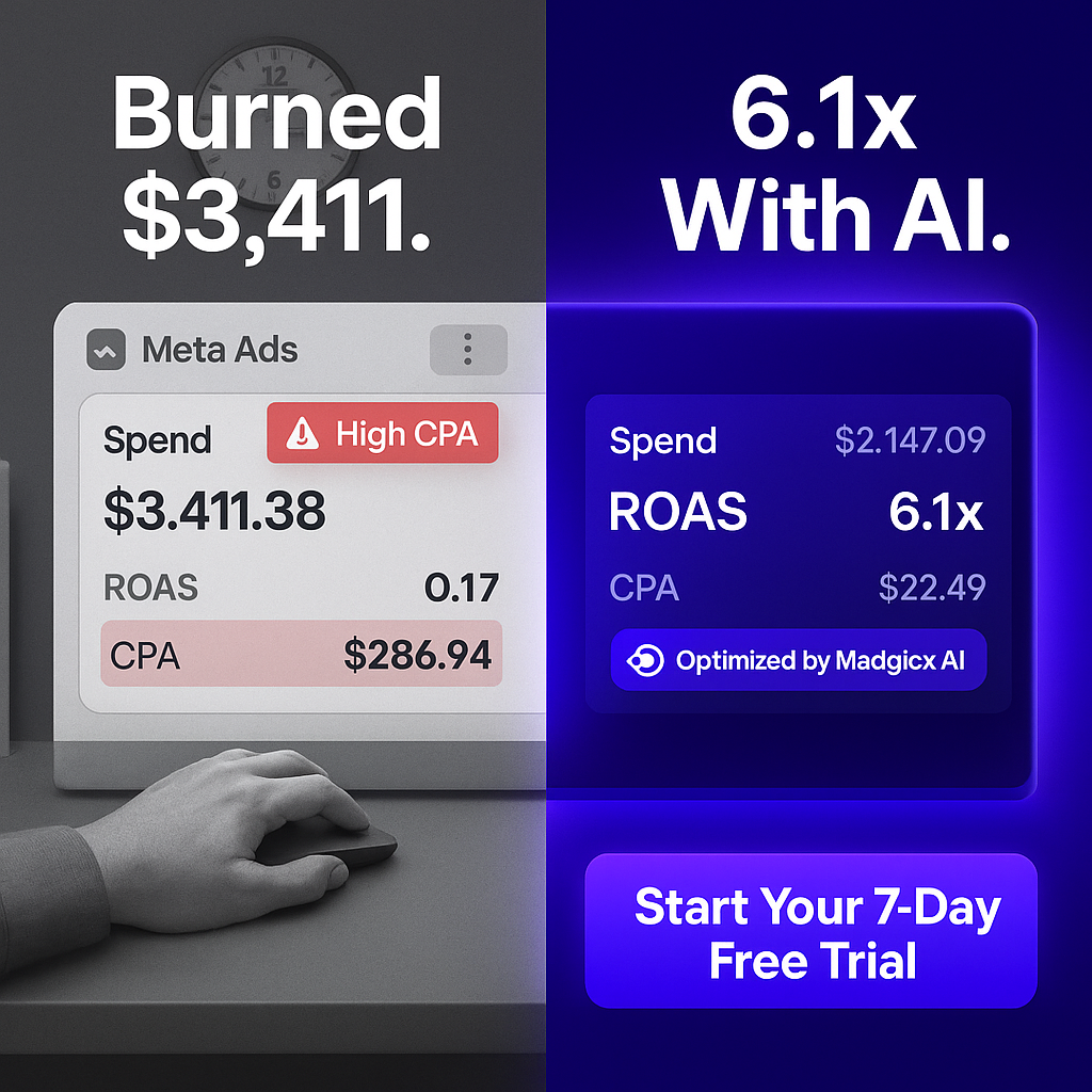 madgicx.com Facebook ad