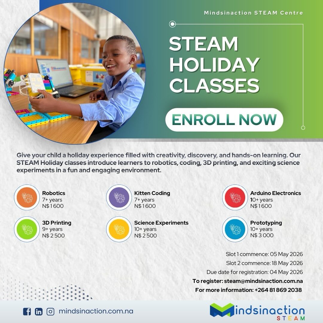 Mindsinaction STEAM Centre Facebook ad