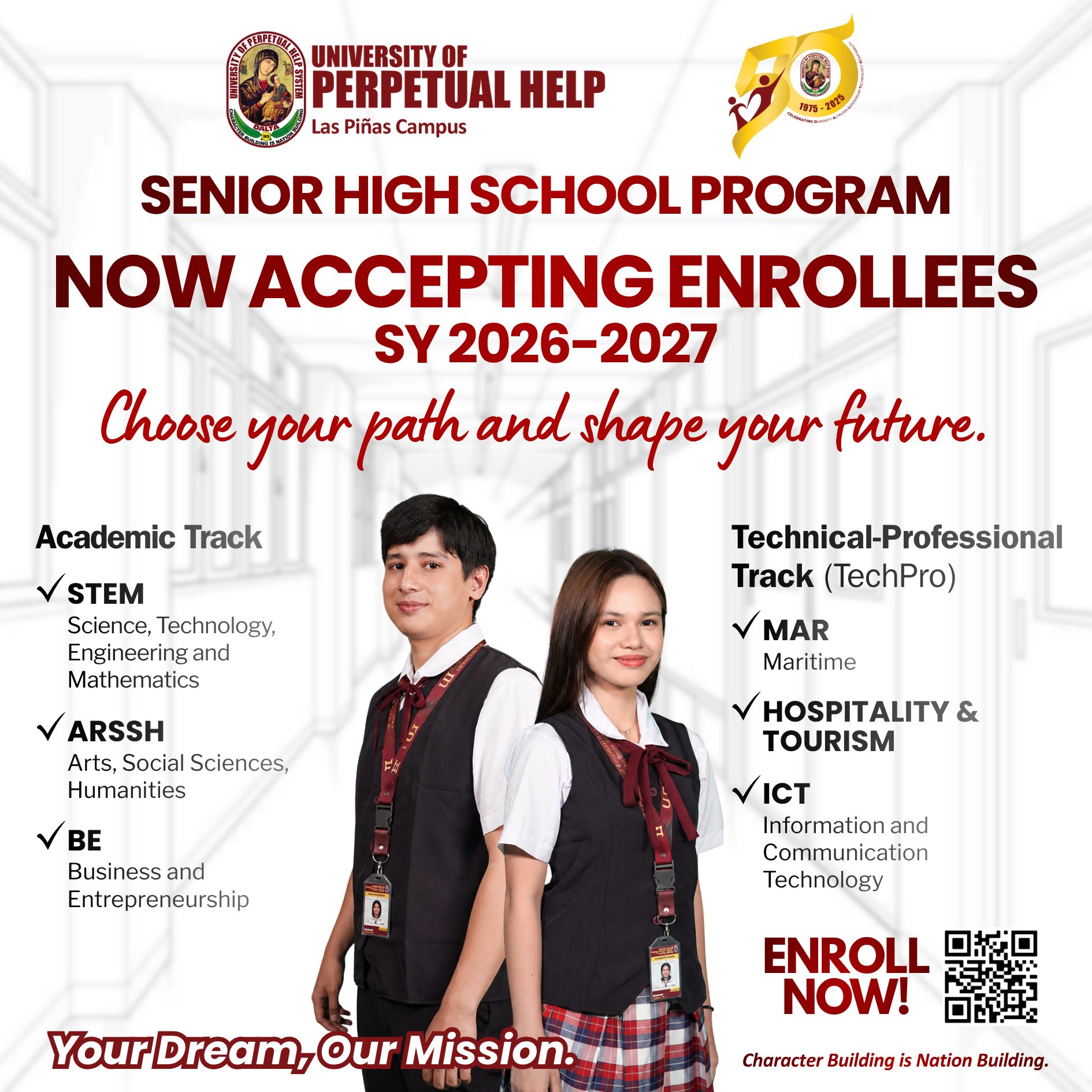 University of Perpetual Help System DALTA - Las Piñas Facebook ad