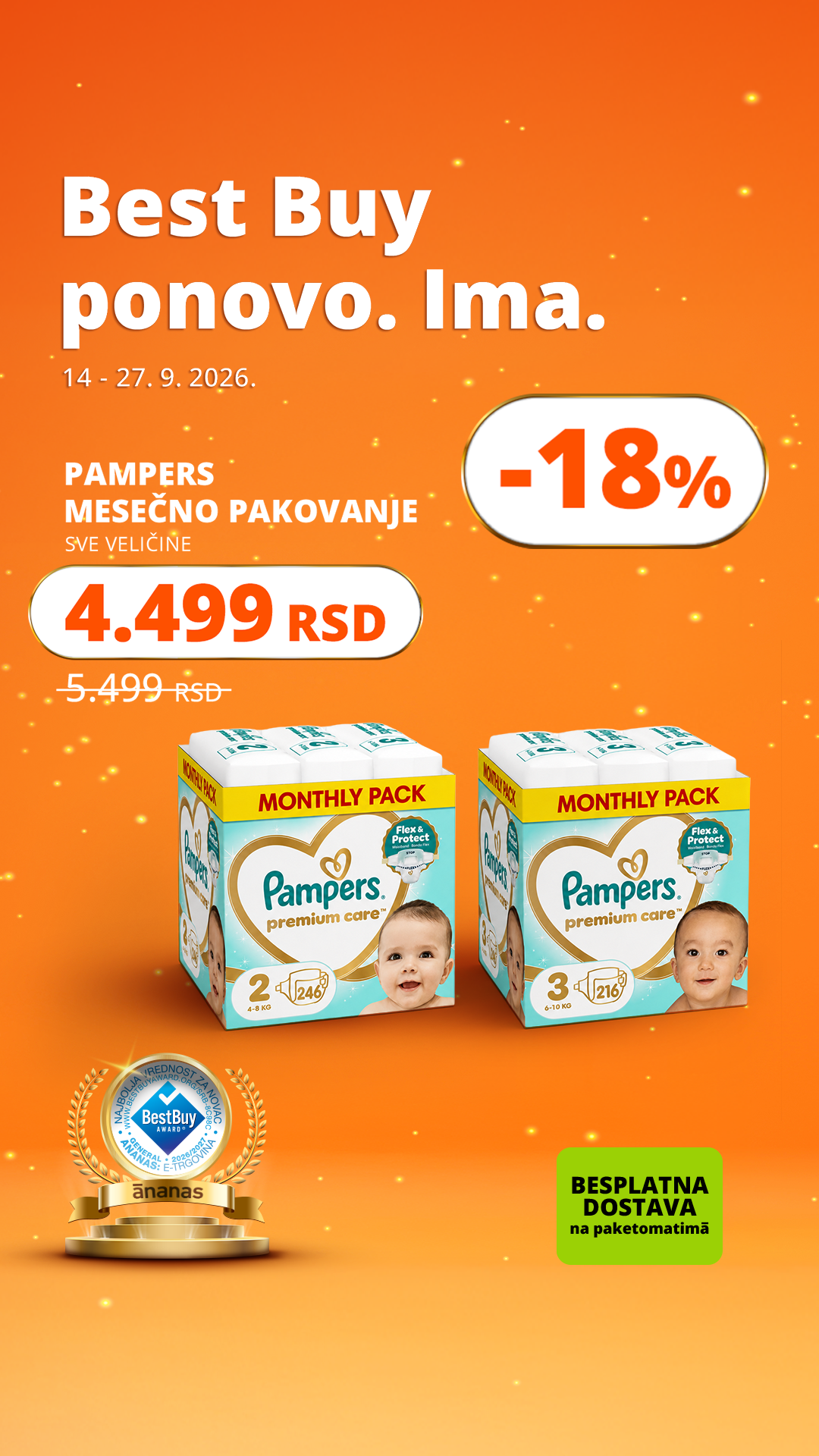 Ananas.rs Facebook ad: Best Buy pelene? Ima.