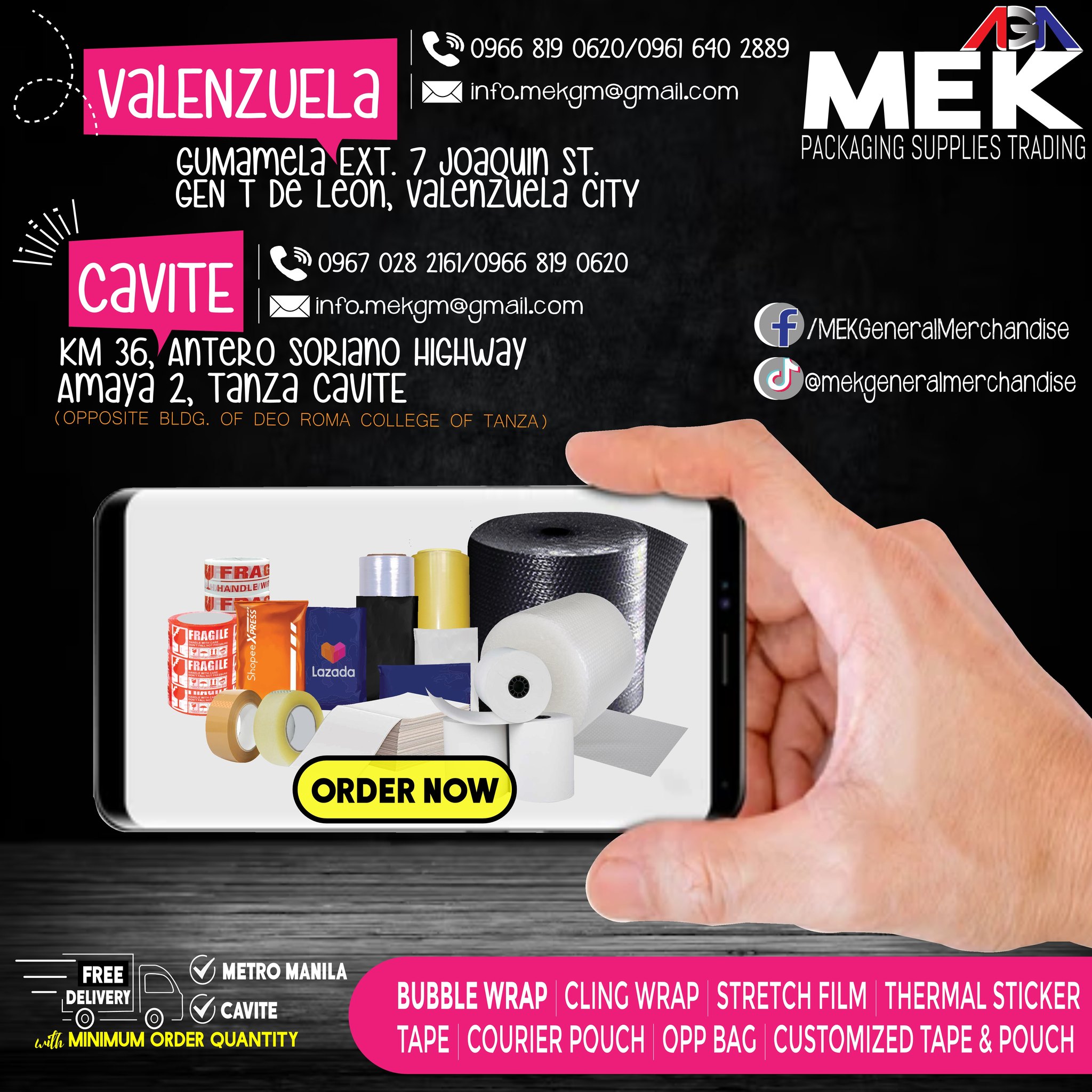 Mek Packaging Supplies Trading Facebook ad: 𝐍𝐞𝐞𝐝 𝐏𝐚𝐜𝐤𝐚𝐠𝐢𝐧𝐠 𝐌𝐚𝐭𝐞𝐫𝐢𝐚𝐥𝐬?