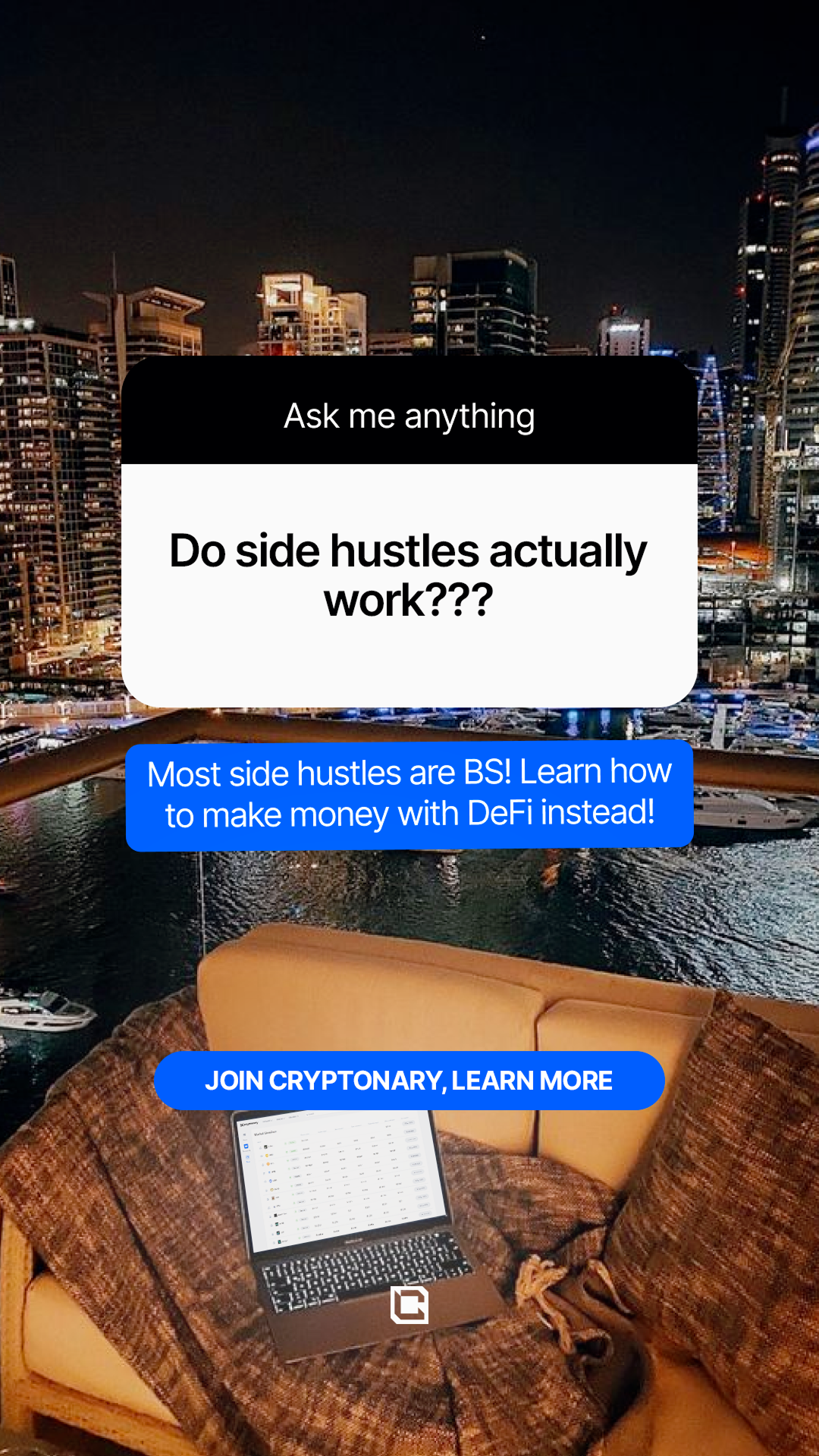 Cryptonary Facebook ad