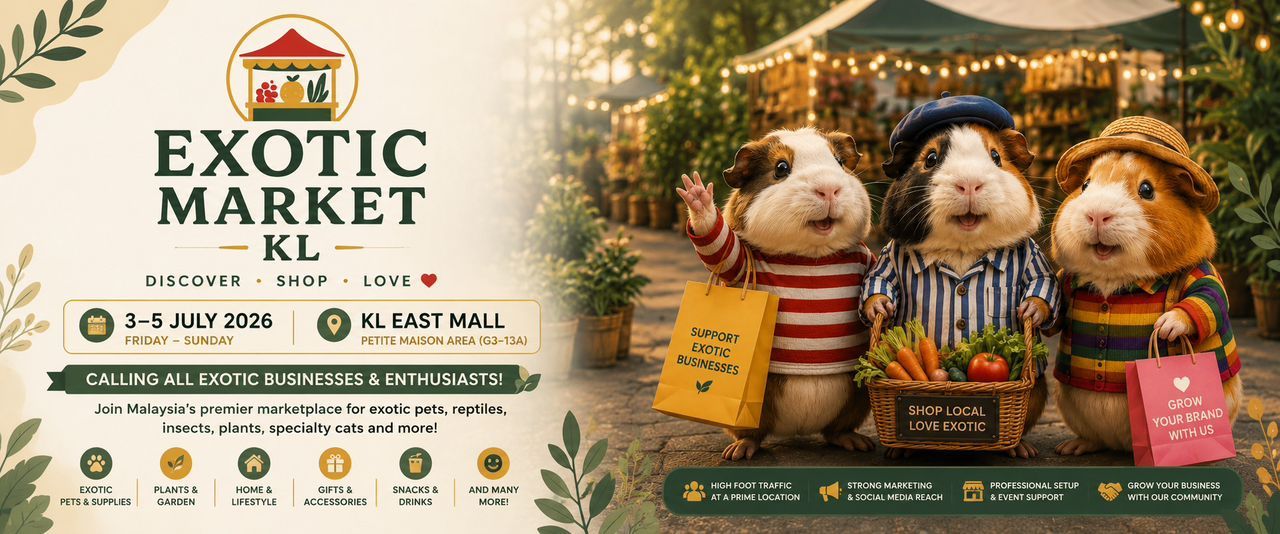 Exotic Market KL Facebook ad: EXOTIC MARKET KL @ KL EAST MALL