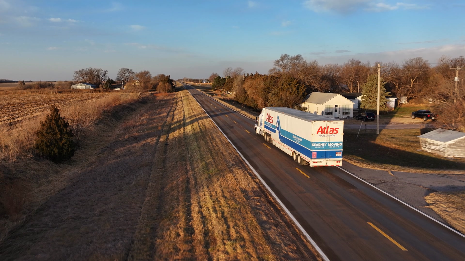 Kearney Moving Facebook ad: Stress-Free Moving Starts Here