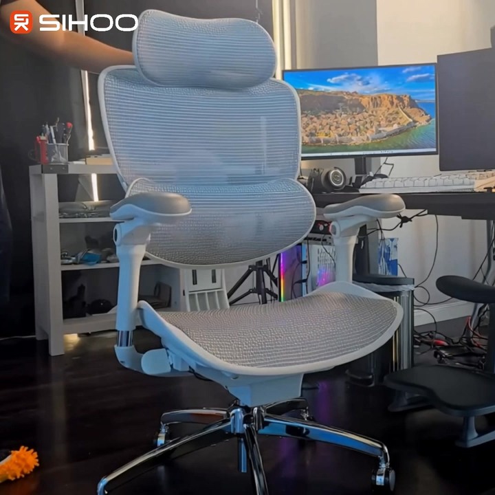 SIHOO Facebook ad: Work Game Recline Create