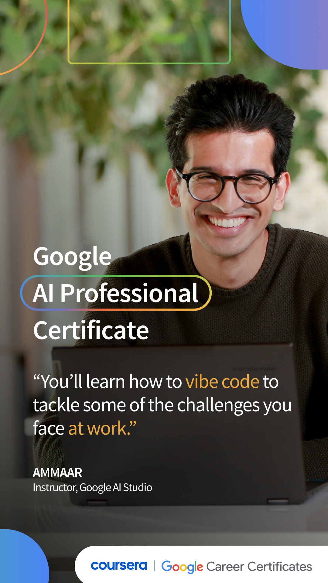 Coursera Facebook ad
