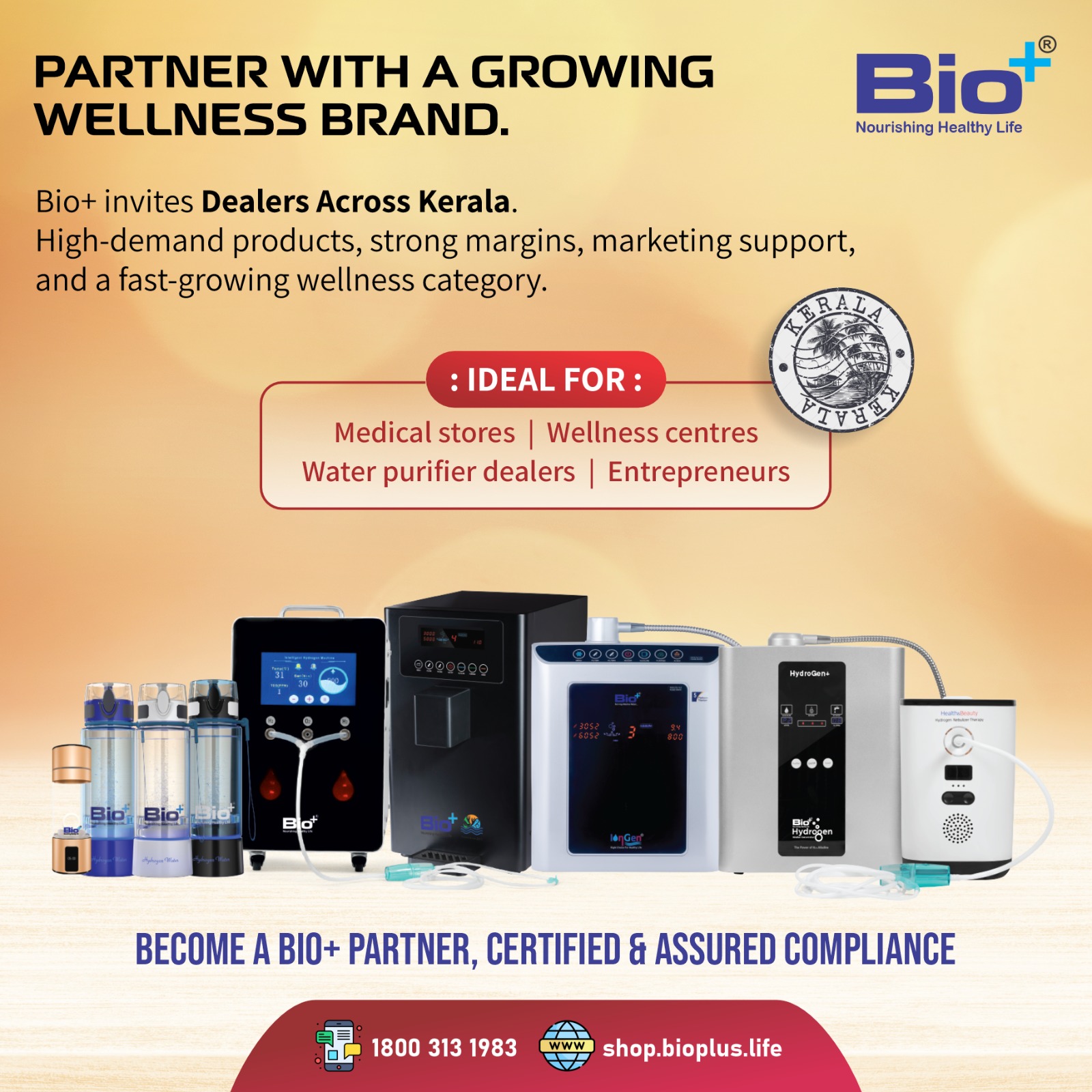 BioPlus Water Facebook ad