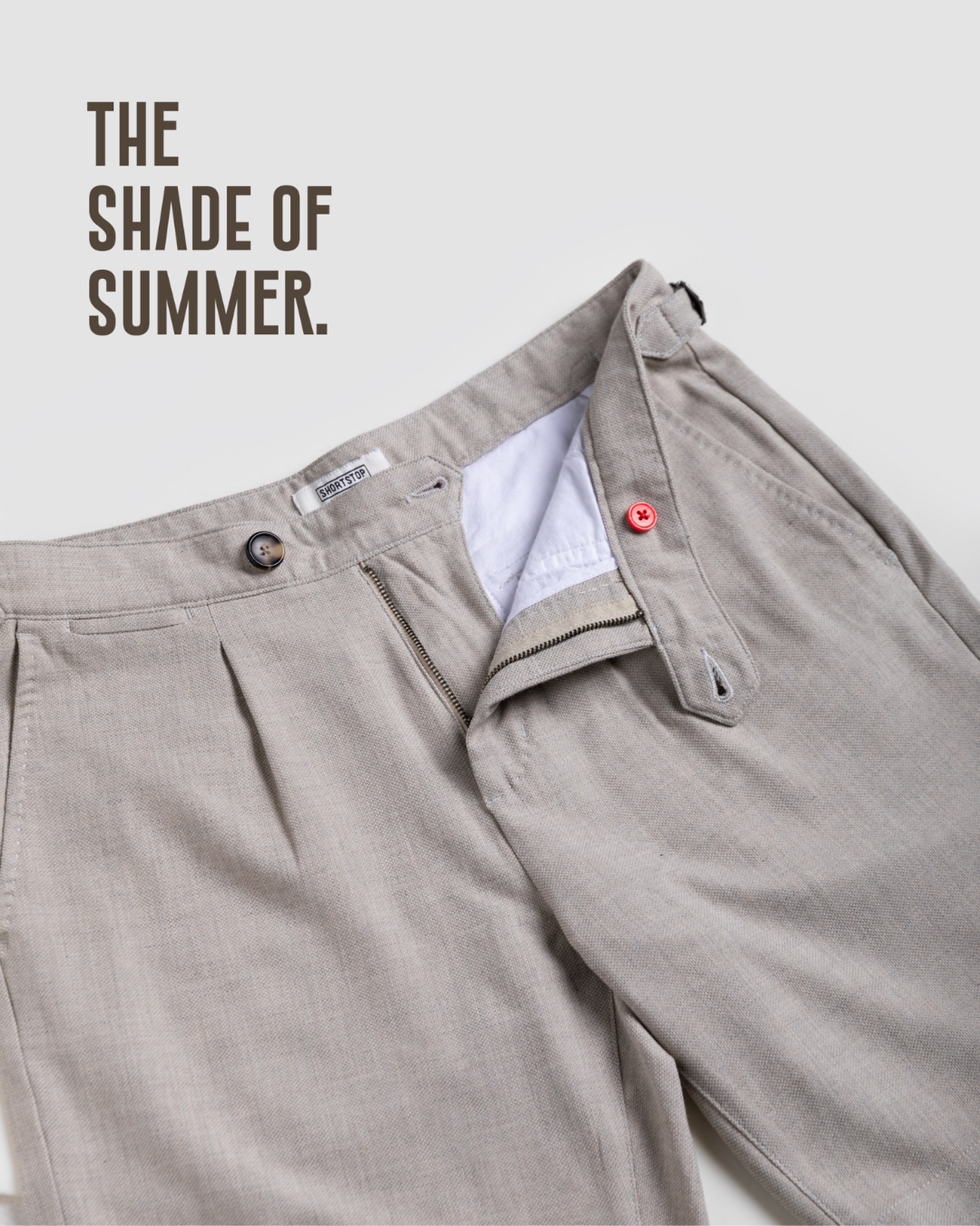 Shortstop - Men's shorts Facebook ad: The kind of shade that works with everything.